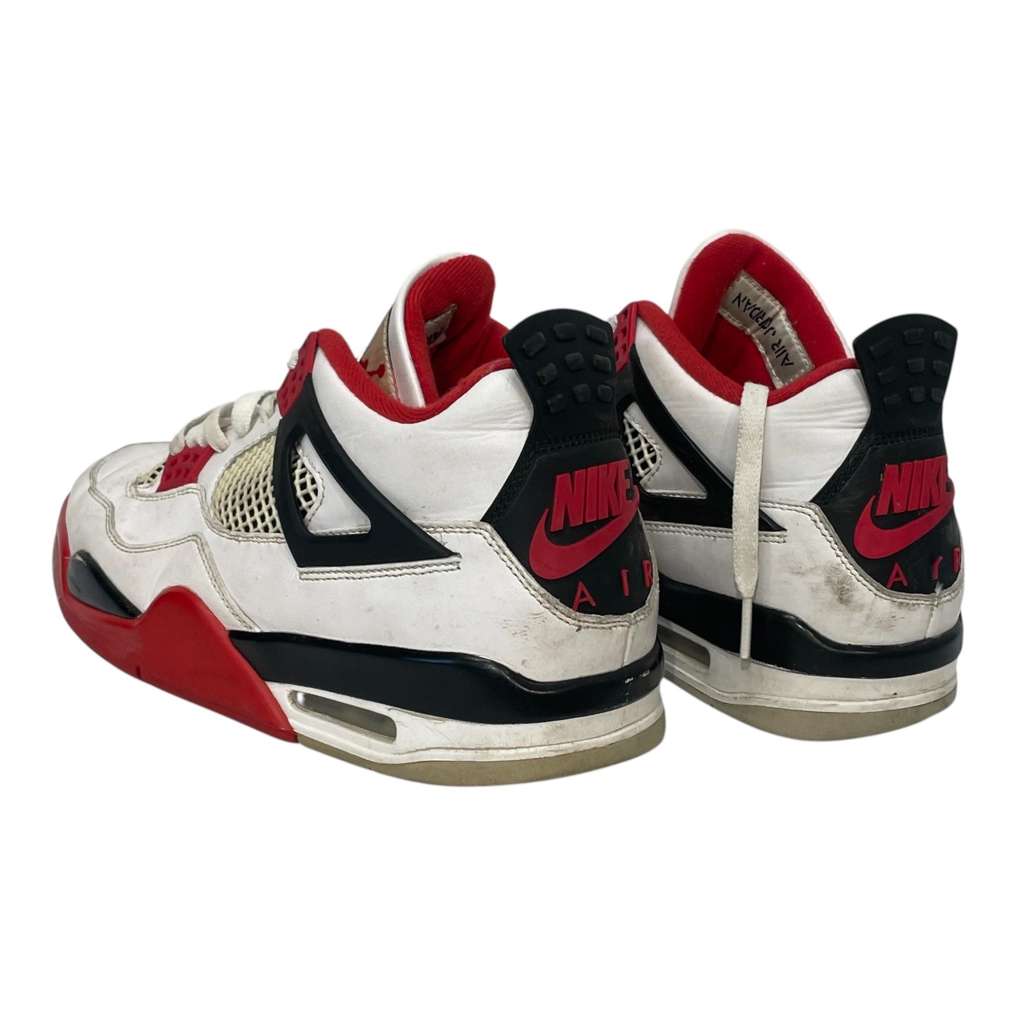 NIKE/AIR JORDAN 4 RETRO OG/Hi-Sneakers/US 10/Leather/WHT/Straight Tip/DC7770-160 view 2