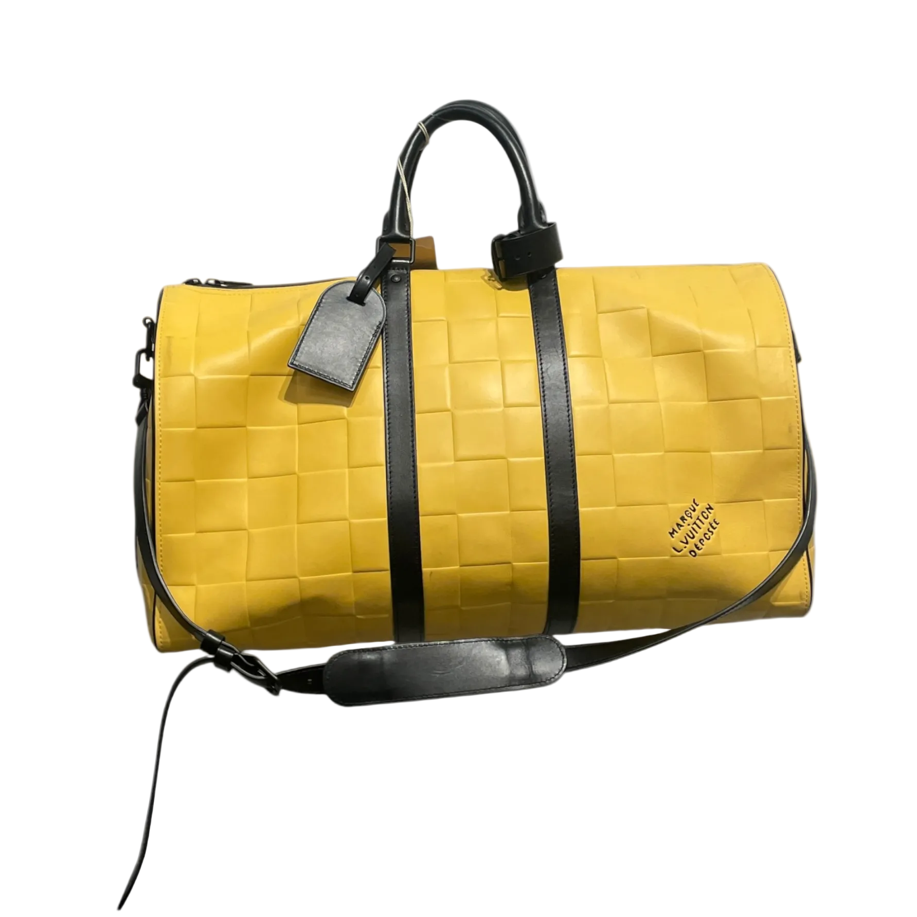 LOUIS VUITTON/Bag/Leather/YEL/kepall bandoulier 50 view 1