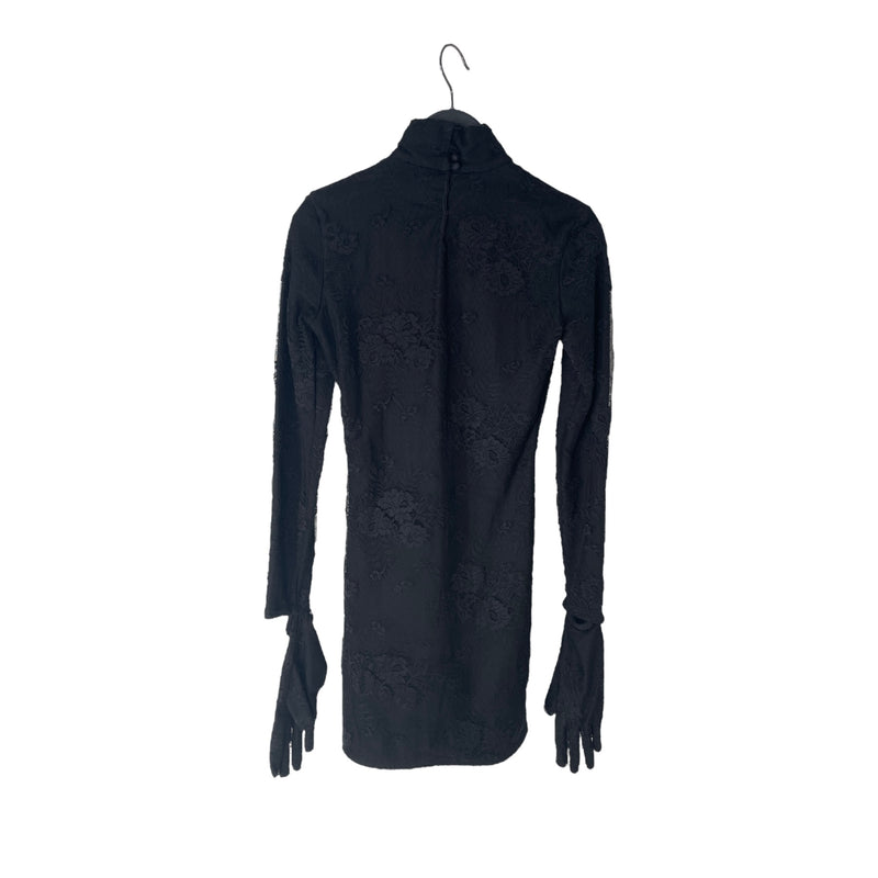 BALENCIAGA/LS Dress/36/Polyester/BLK/JP57 2022 00478