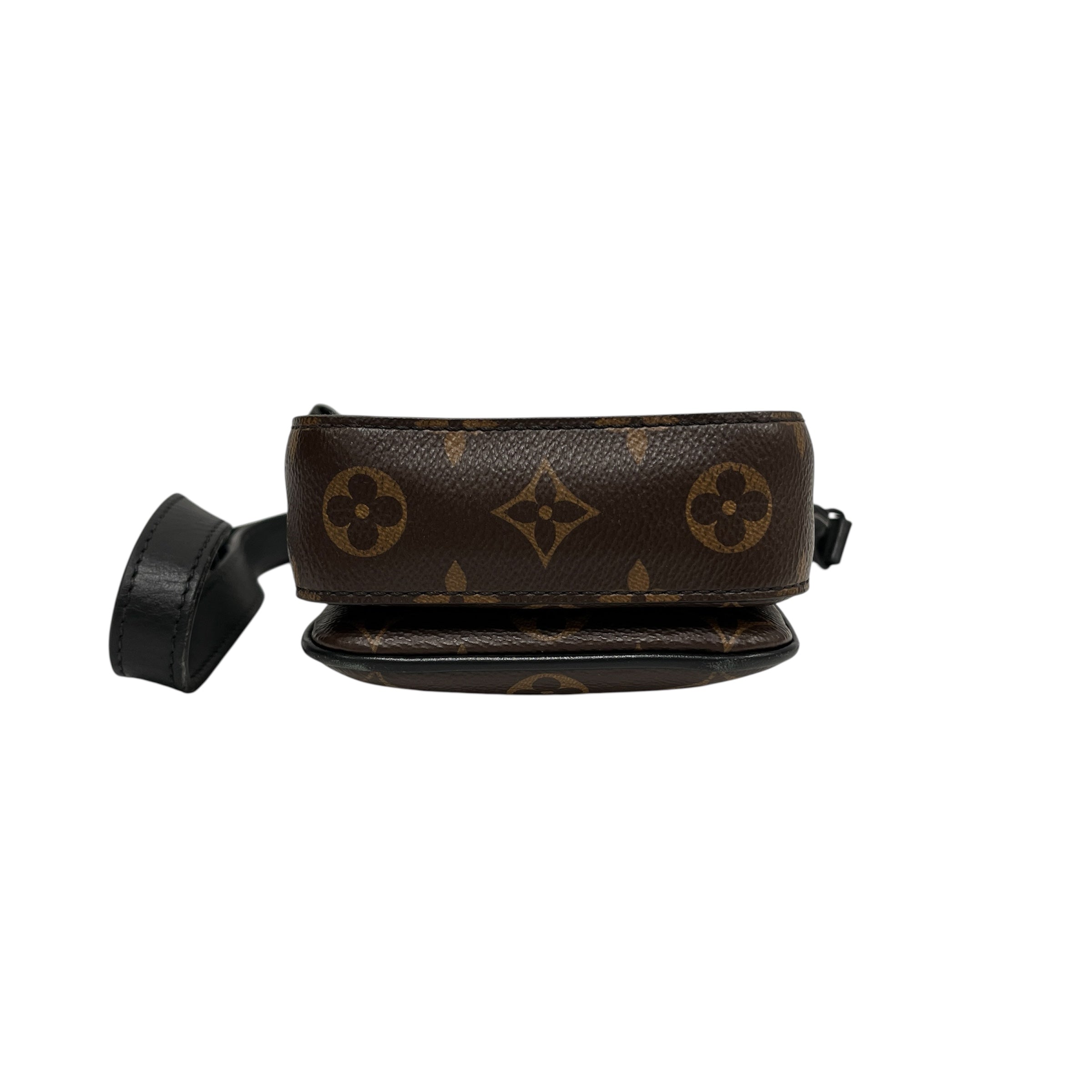 LOUIS VUITTON/Pouch/Leather/BRW/S Lock verical wallet view 3
