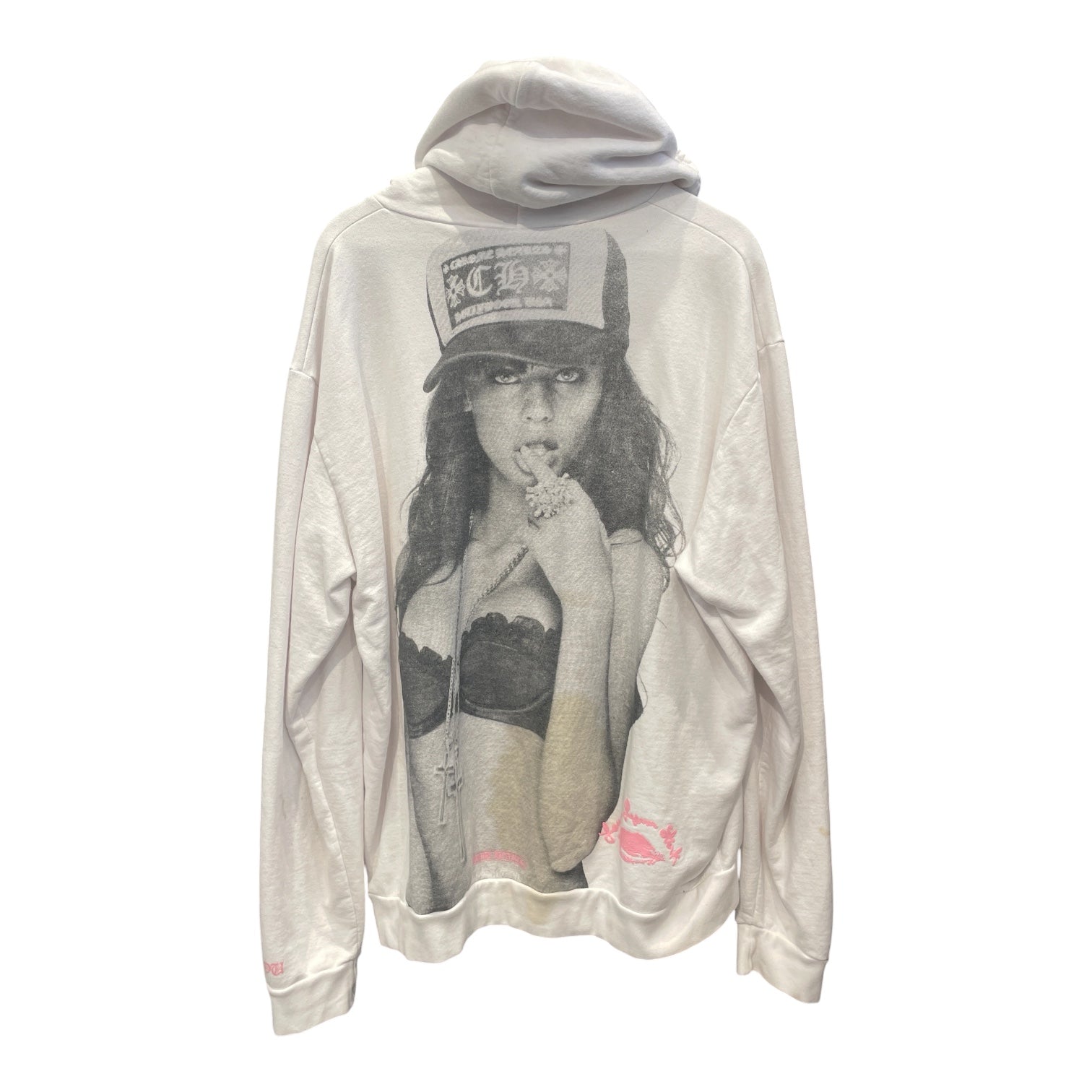 CHROME HEARTS/Hoodie/XL/Graphic/Cotton/WHT/LAURIE LYNN STARK/PINKWORDS view 2