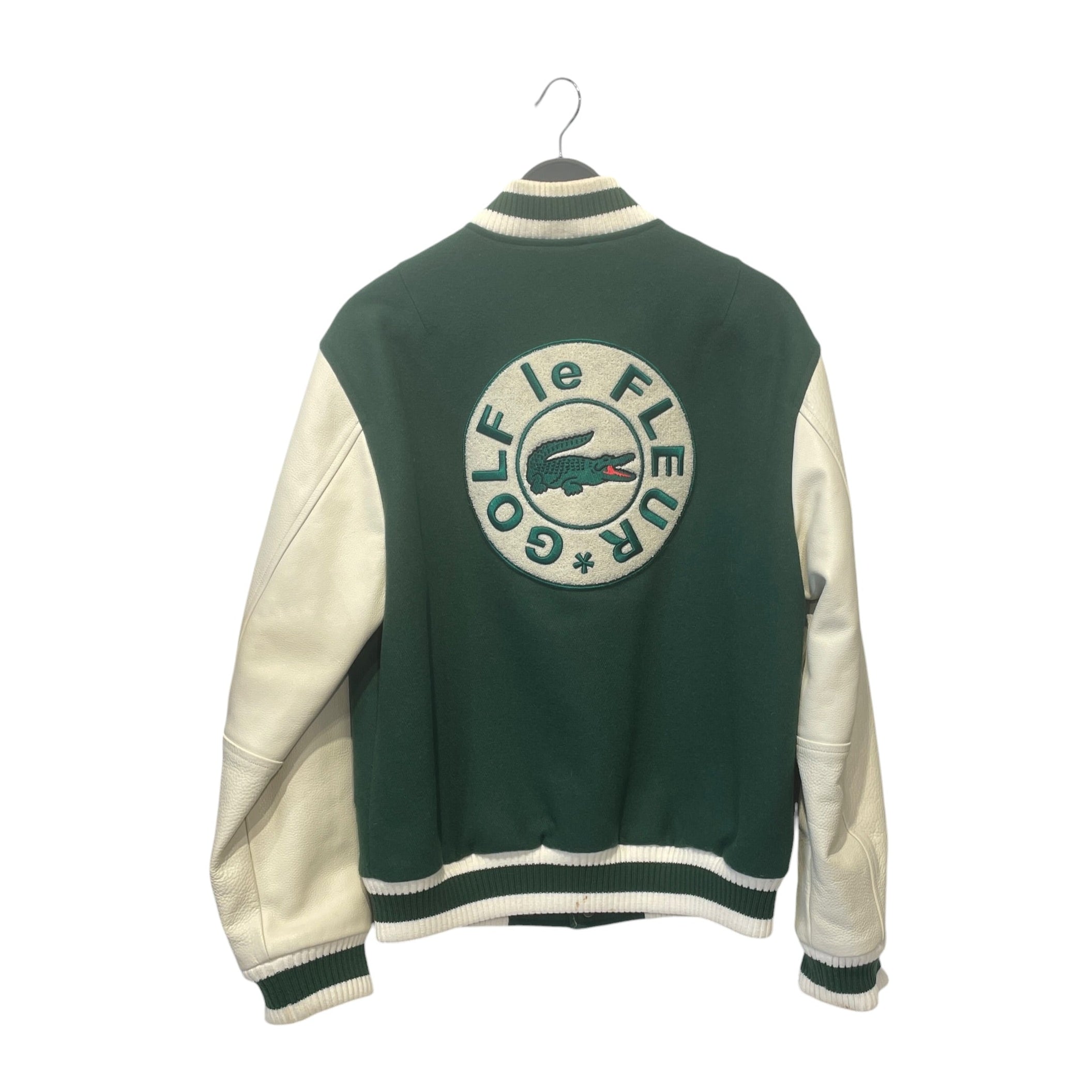 LACOSTE/Golf Le Fleur(Le Fleur)/Jacket/L/Wool/GRN/VARISTY JACKET view 2