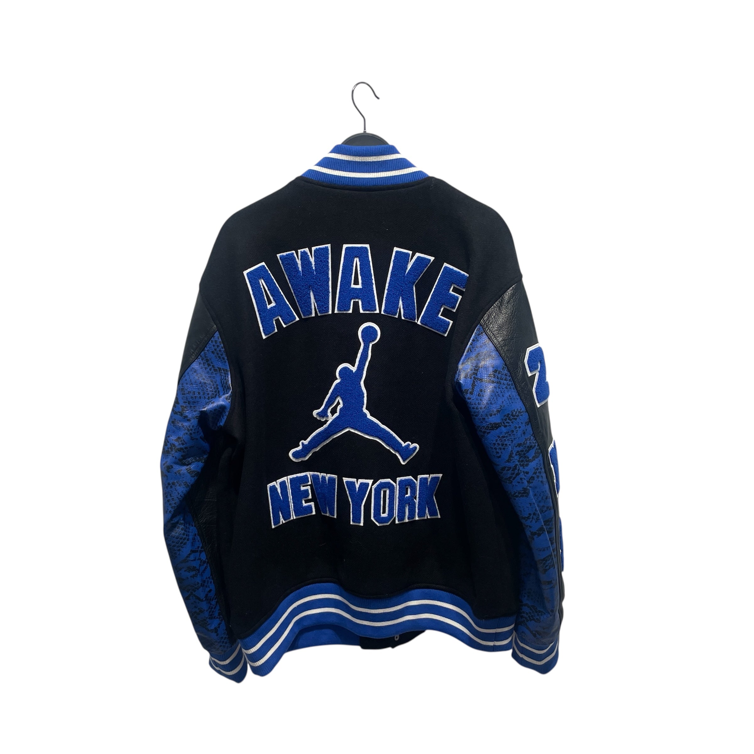 Awake NY/JORDAN BRAND/Jacket/L/Acrylic/BLK/All Over Print/ view 2