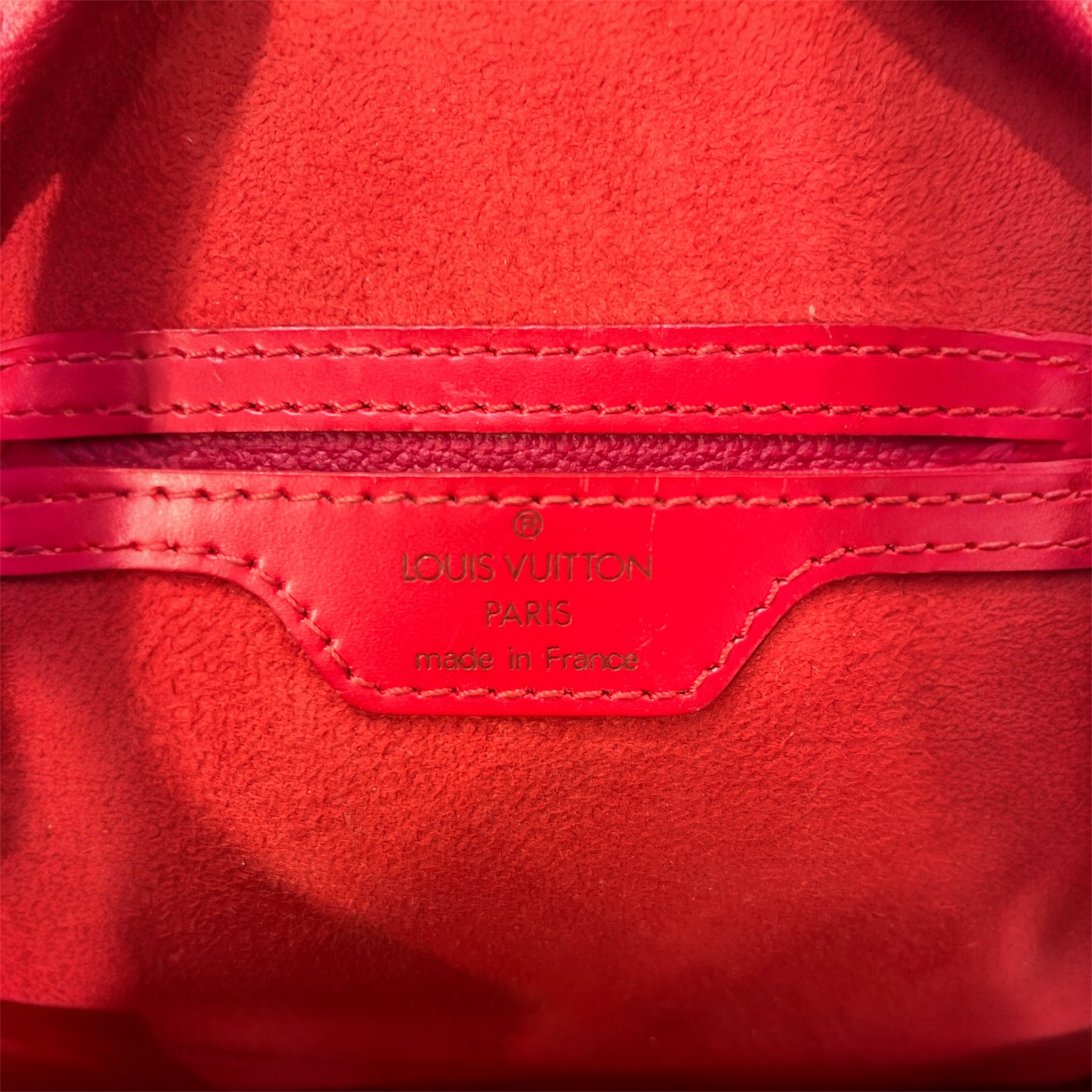 LOUIS VUITTON/Backpack/Leather/RED/MABILLON EPI view 3