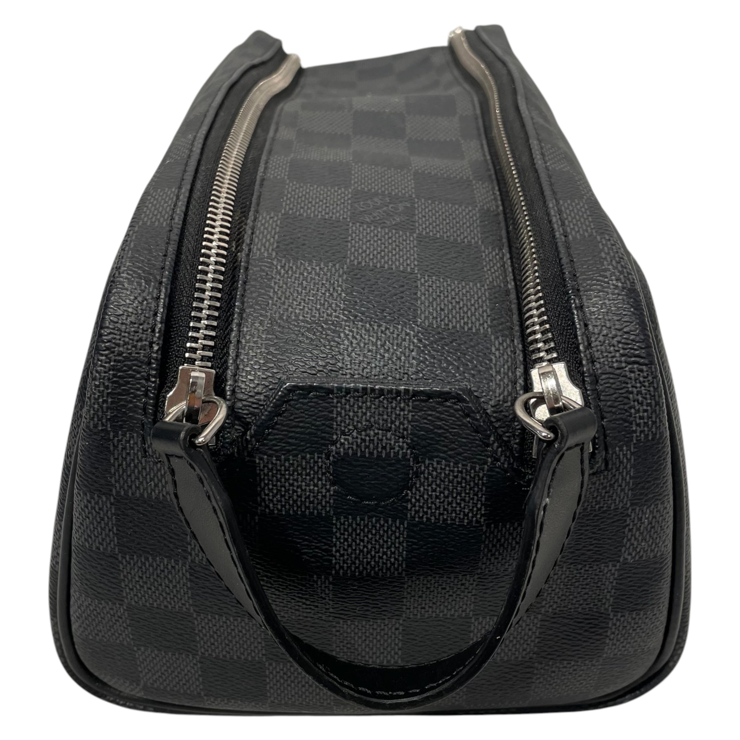 LOUIS VUITTON/Pouch/Monogram/Leather/BLK/r10261 view 7