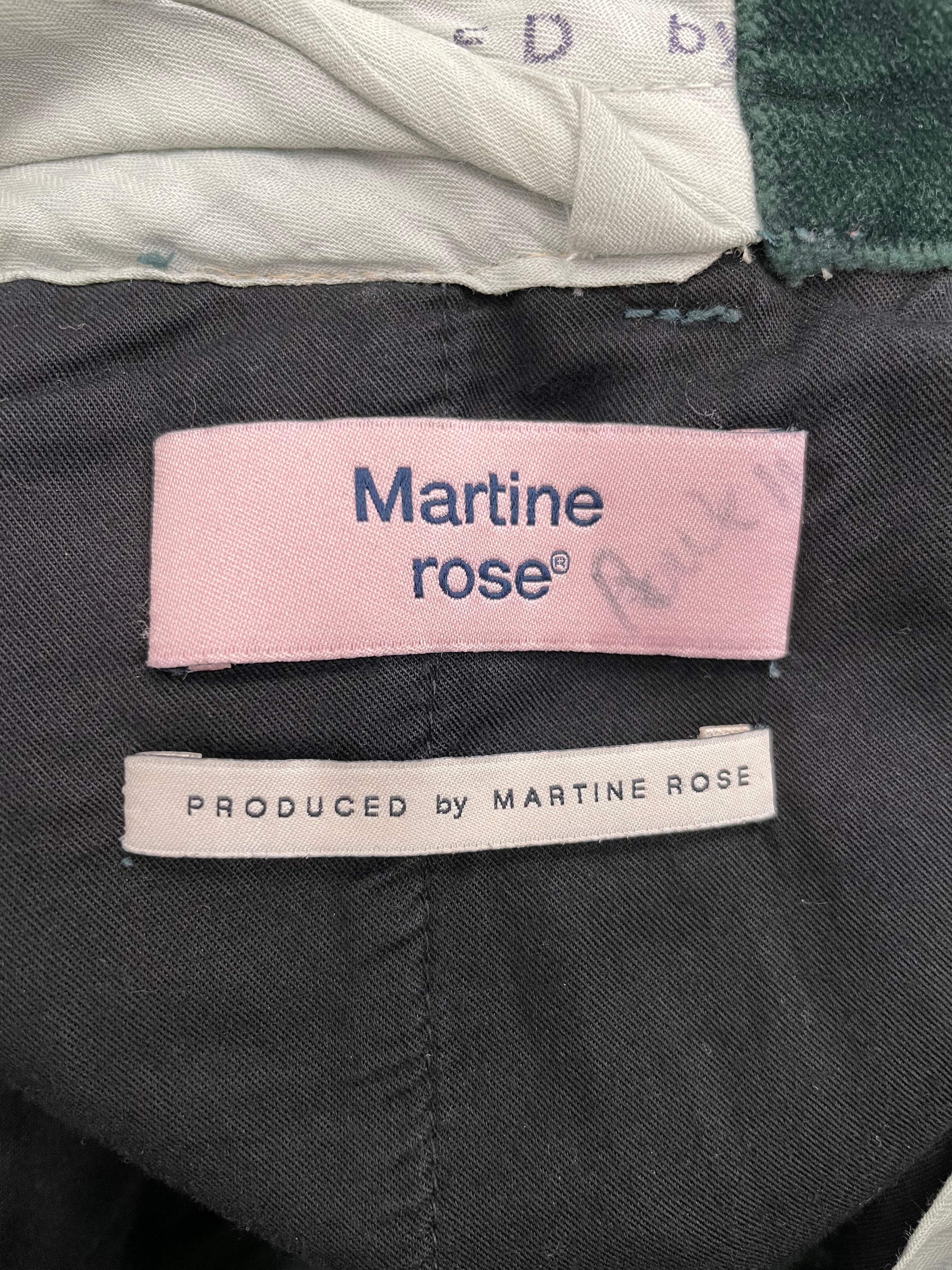 MARTINE ROSE/Cargo Pants/M/GRN/VELVETCARGOS view 3
