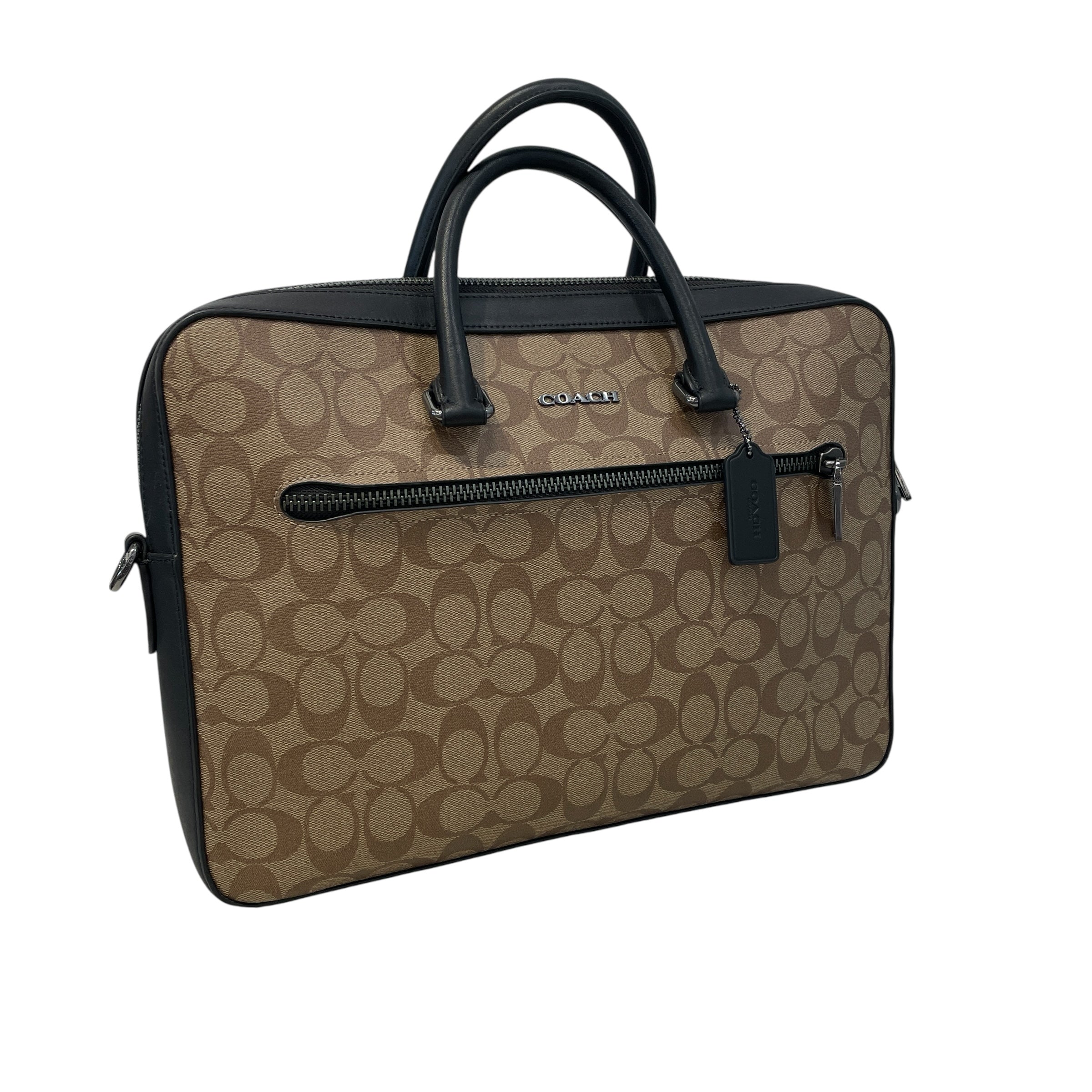 COACH/Briefcase/L/Monogram/Leather/BRW/ view 1
