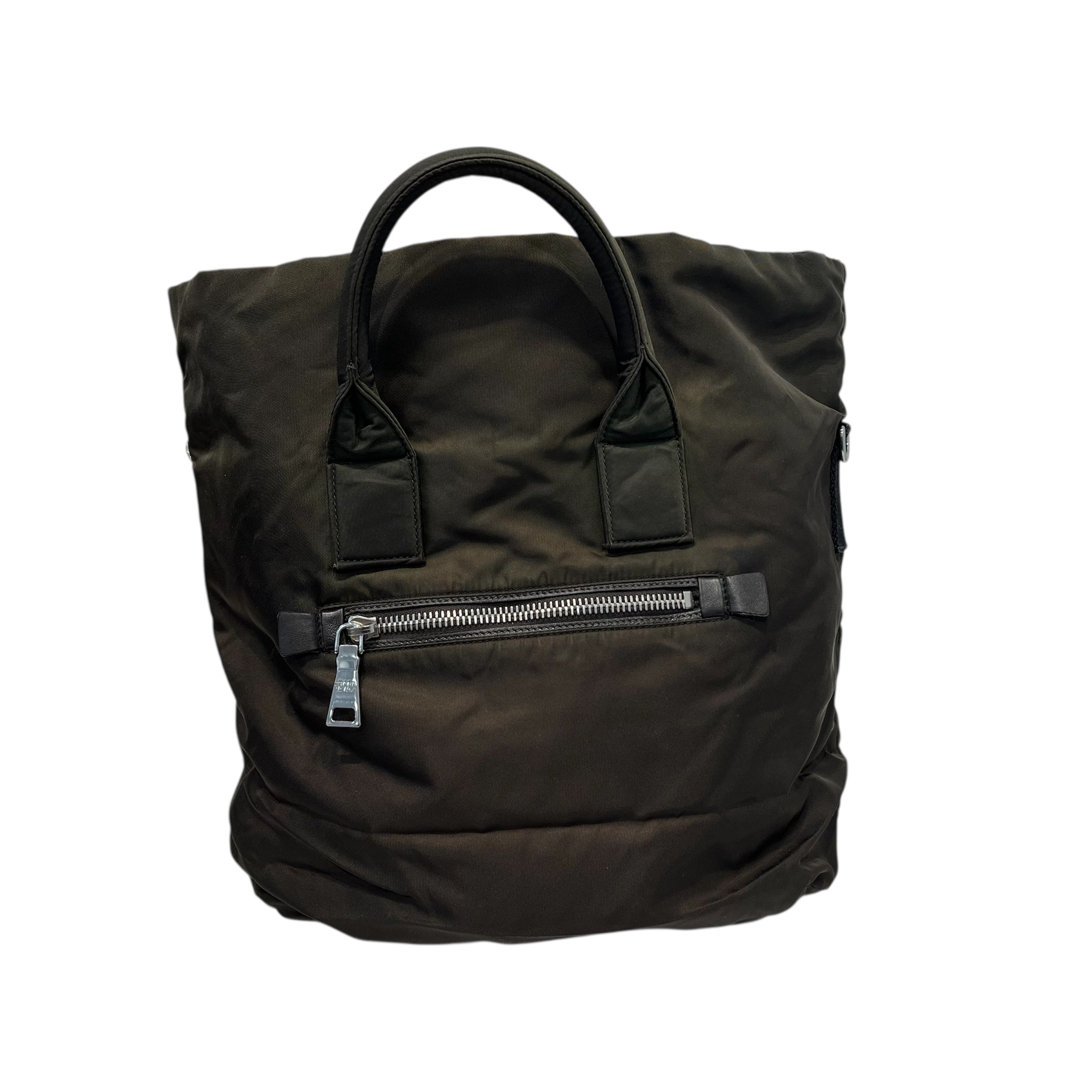 PRADA/Tote Bag/Nylon/GRN/REVERSIBLE TOTE view 1