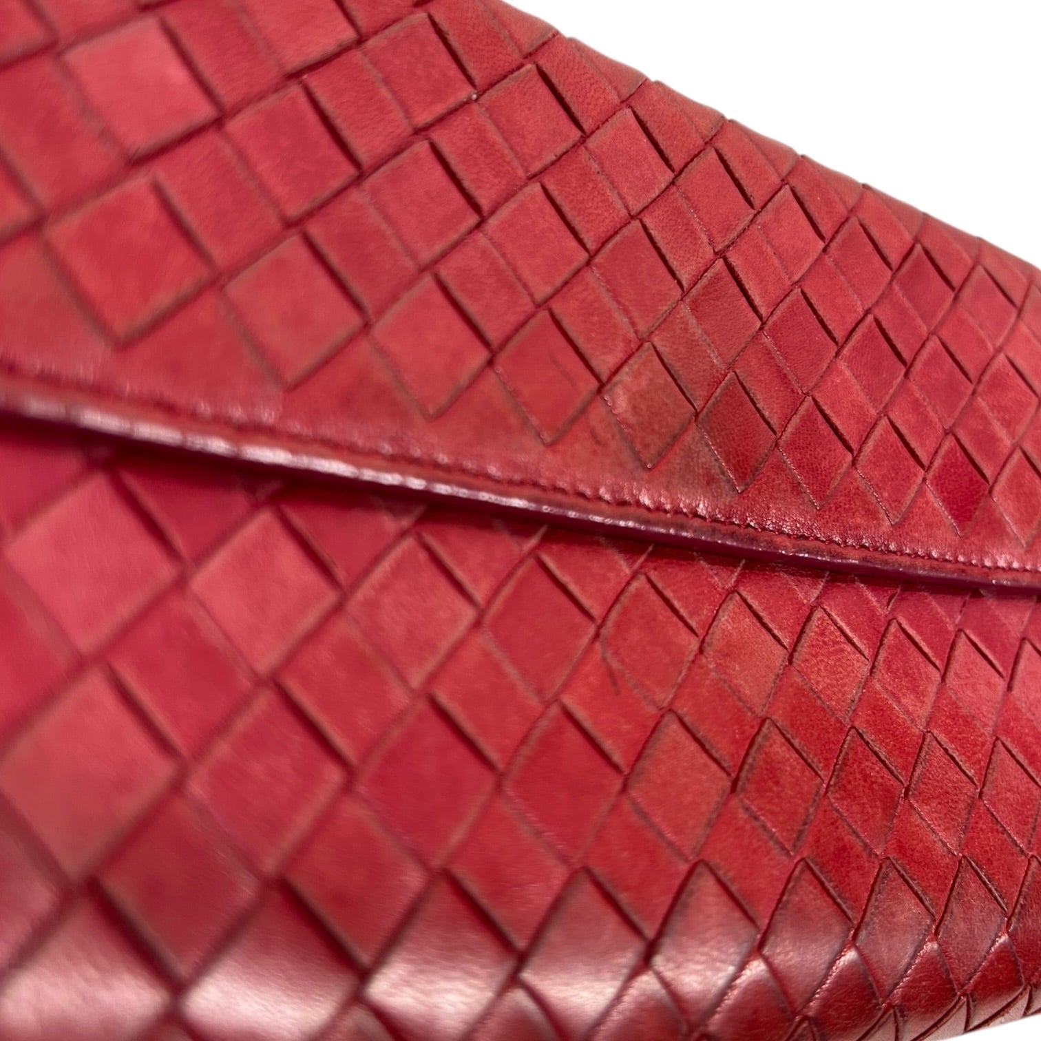BOTTEGA VENETA/Long Wallet/Leather/RED/L's/Intrecciato view 4