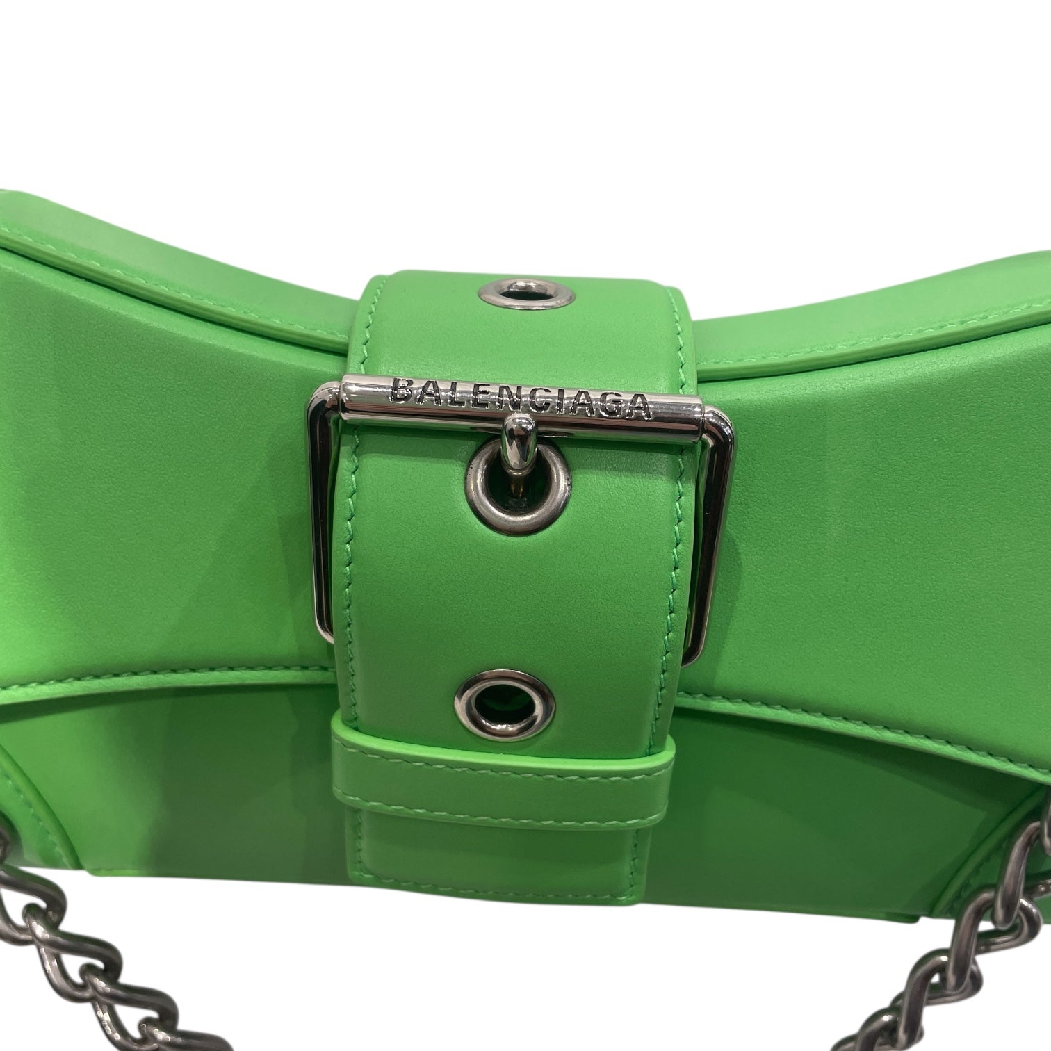 BALENCIAGA/Cross Body Bag/Leather/GRN/LINDSAY BAG view 3