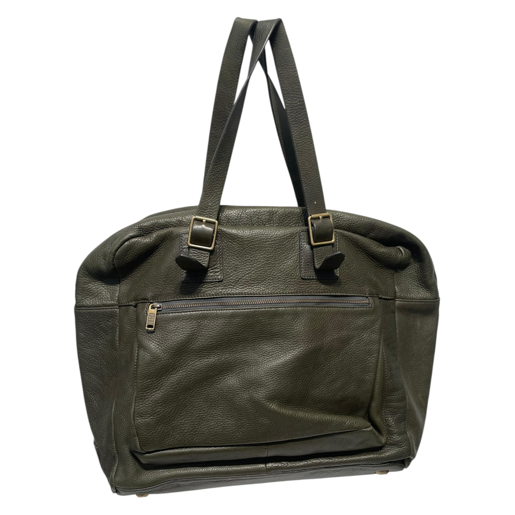 MARC BY MARC JACOBS/Bag/Leather/GRN/SOFT BREIFCASE GOLD HARDWARE view 1