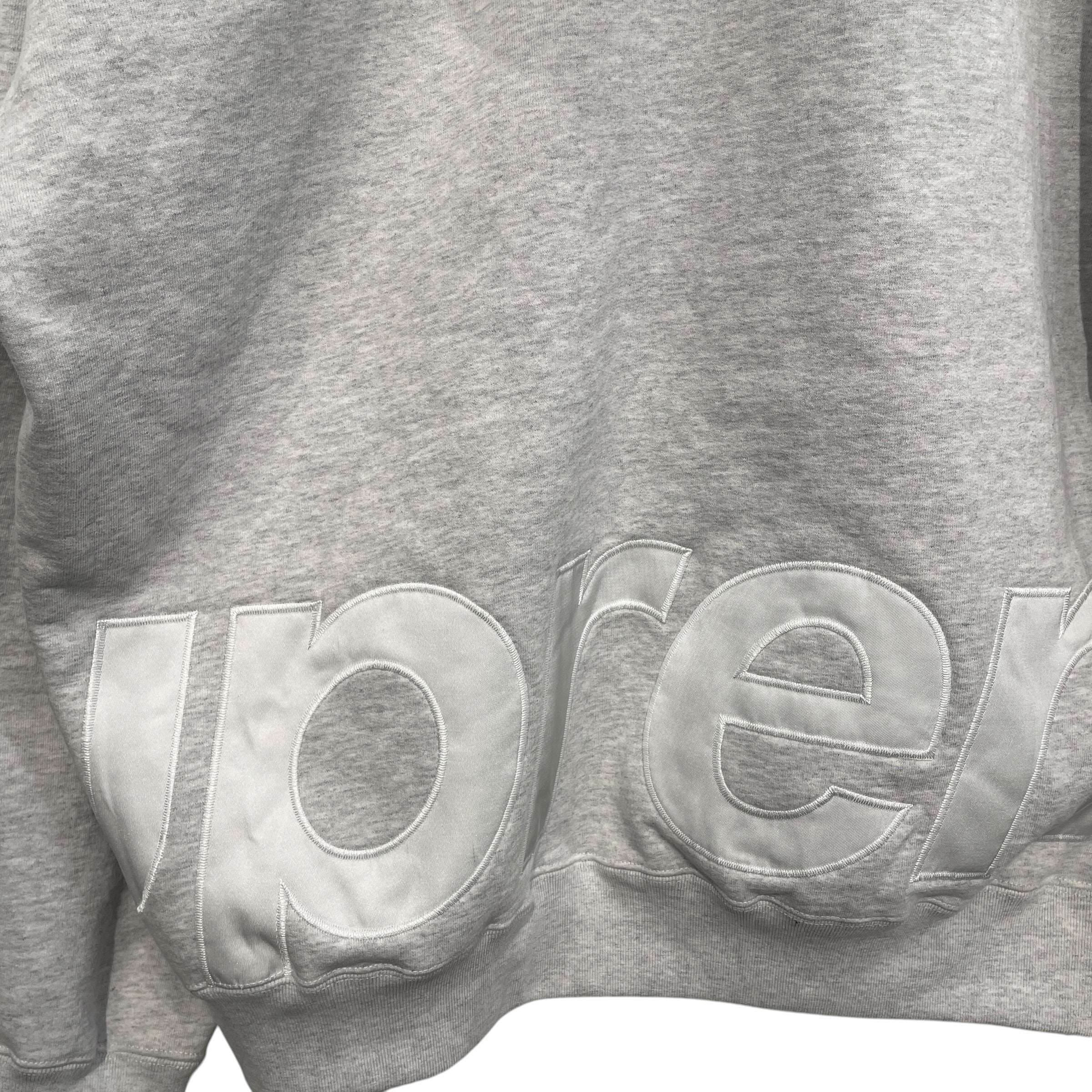 Supreme/Zip Up Hoodie/XXL/Cotton/GRY/SUPREM LOGO ZIP UP view 4