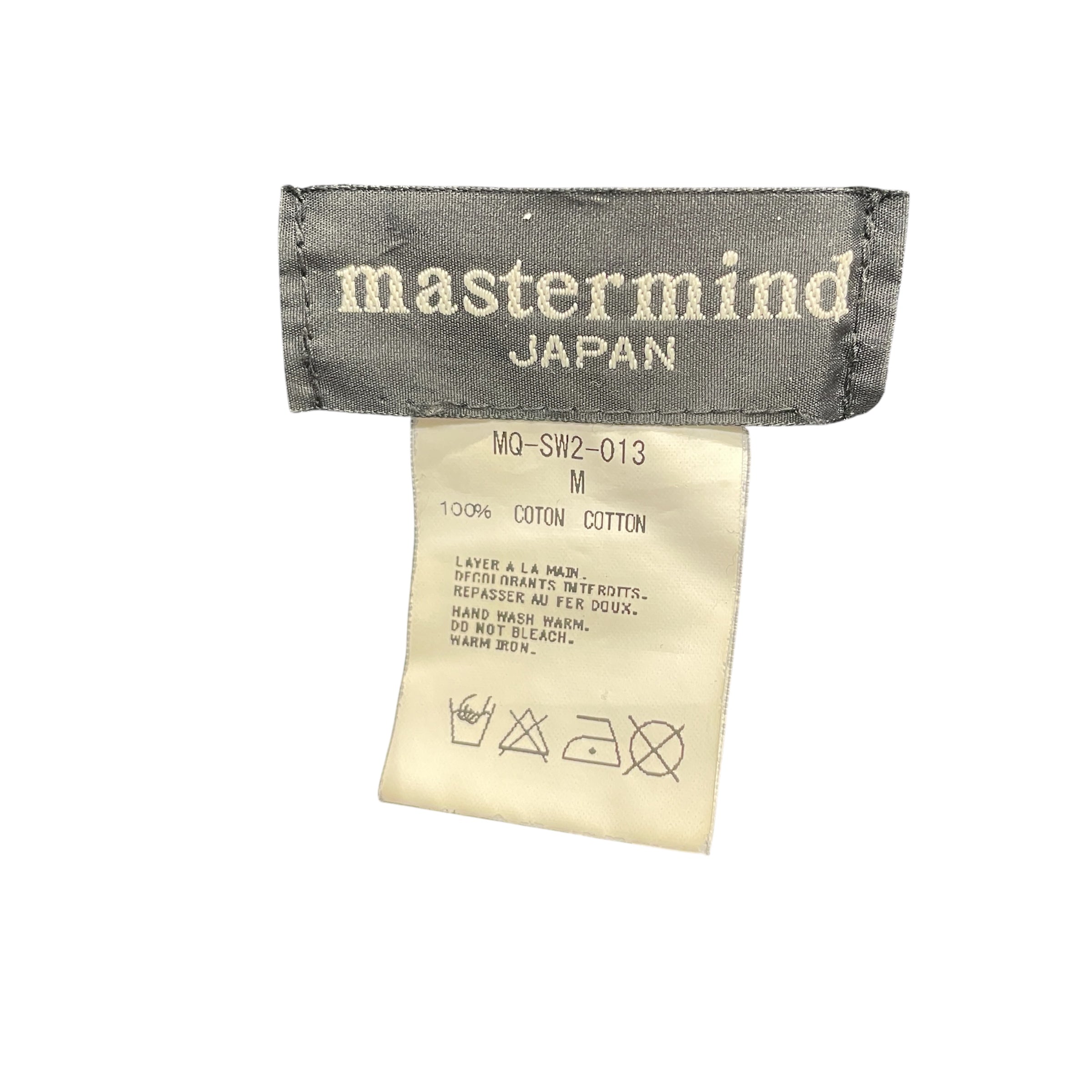 mastermind JAPAN/Hoodie/M/Cotton/BLK/Distressed/"grunge is not dead" view 5