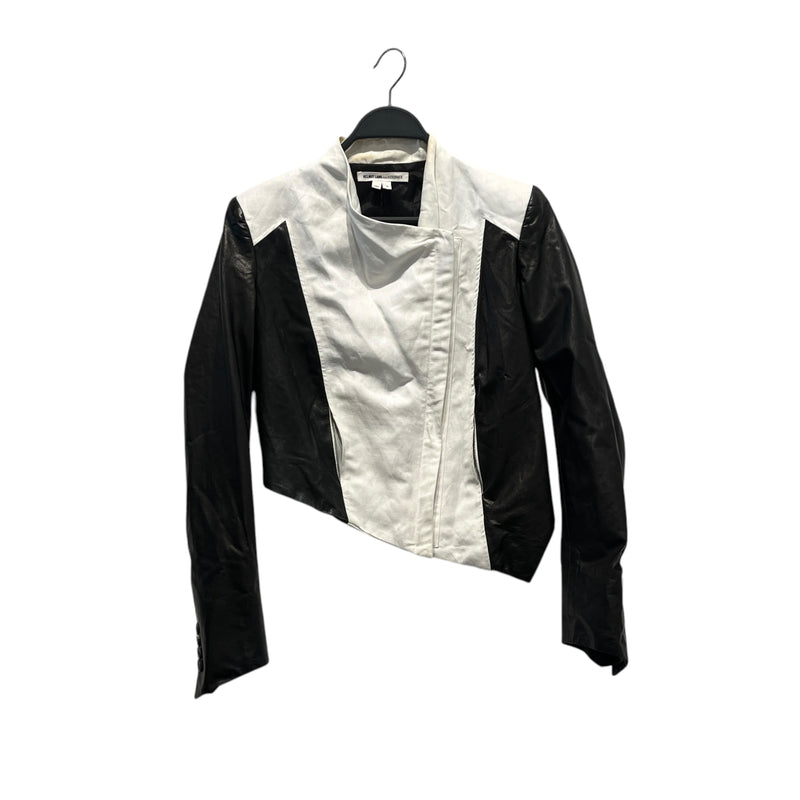 Helmut Lang/Leather Jkt/S/MLT/leather sleeves