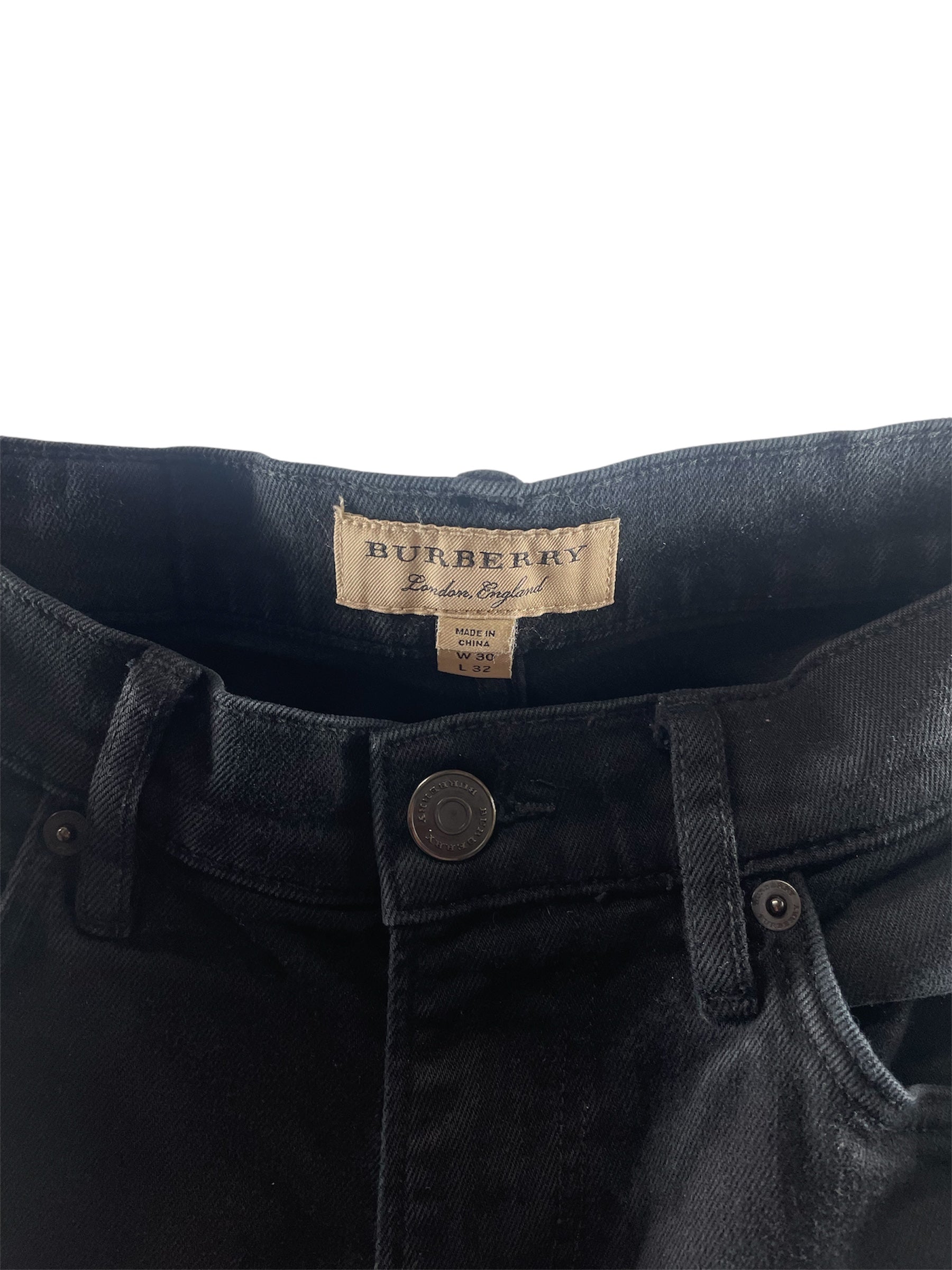 BURBERRY/Straight Pants/30/Denim/BLK/CNZHUFEIZHU view 3