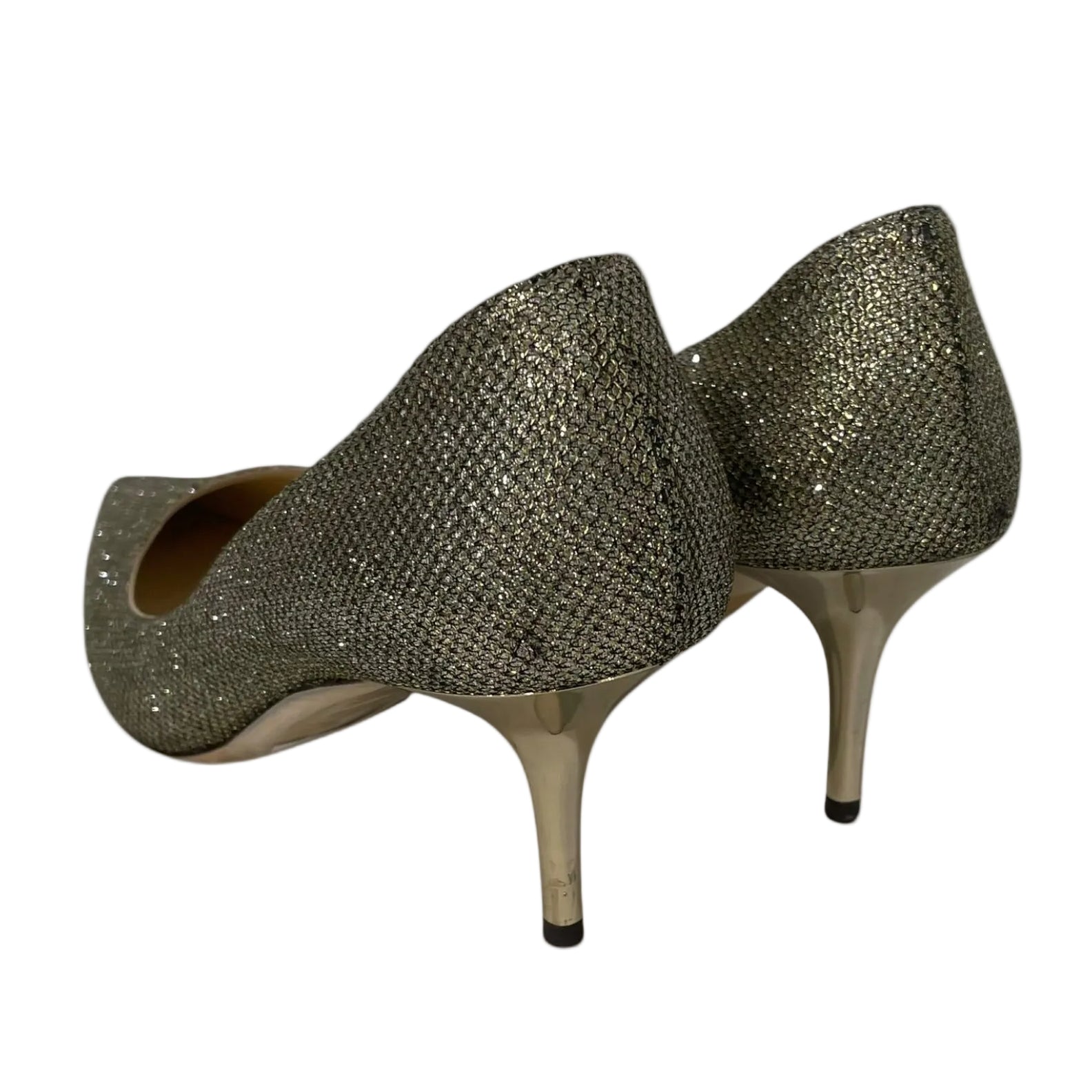 JIMMY CHOO/Heels/EU 37/Glitter/Leather/GLD/Romy Pumps view 2