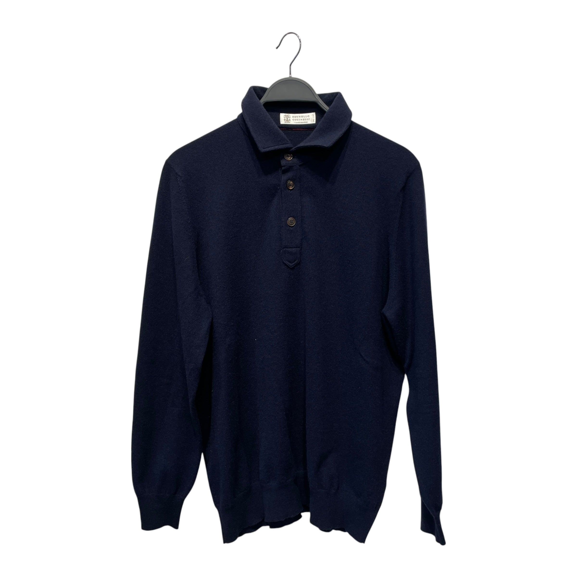 BRUNELLO CUCINELLI/Sweater/56/Cashmere/NVY/ view 1