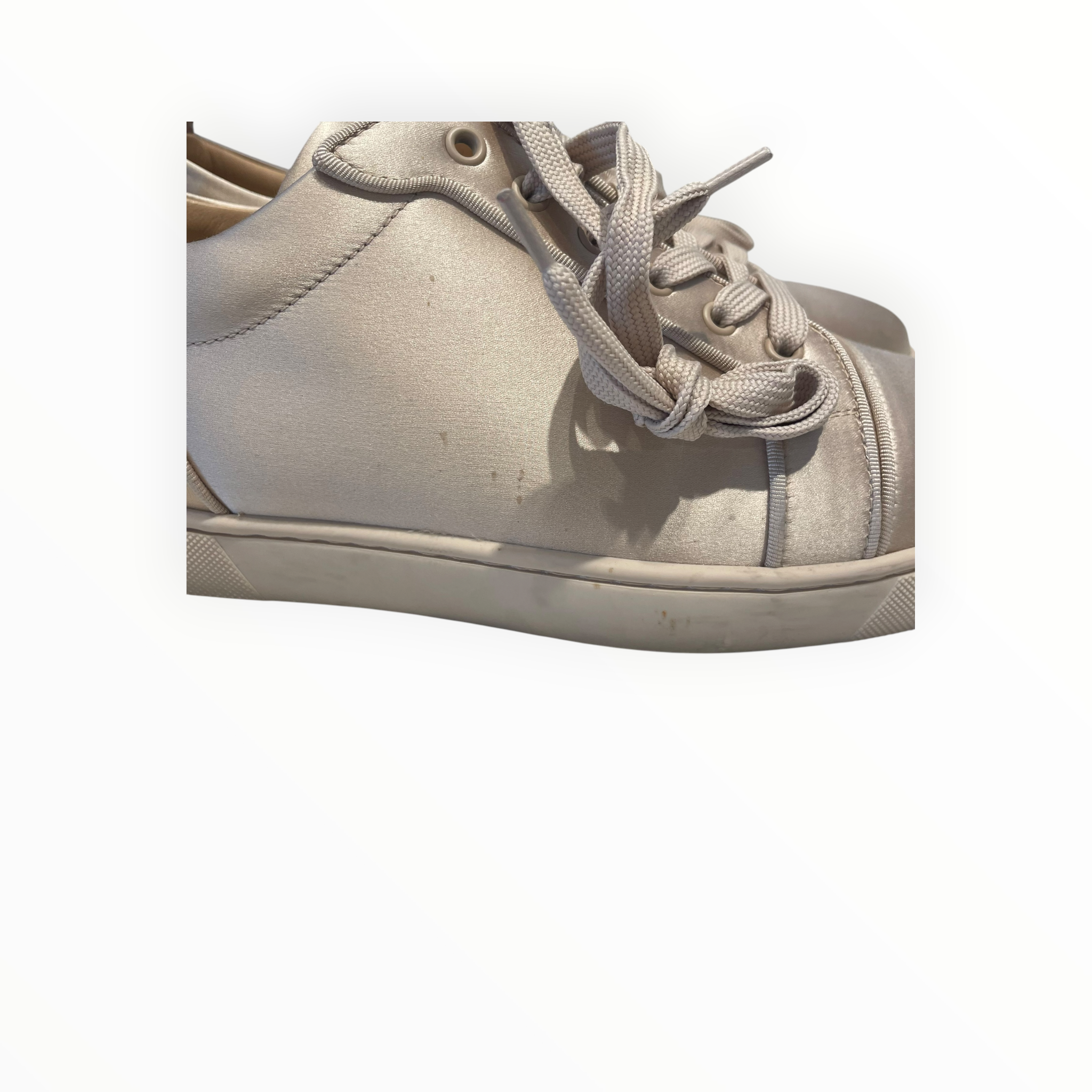 Christian Louboutin/Low-Sneakers/US 11/GLD/SATIN SNEAKERS view 7