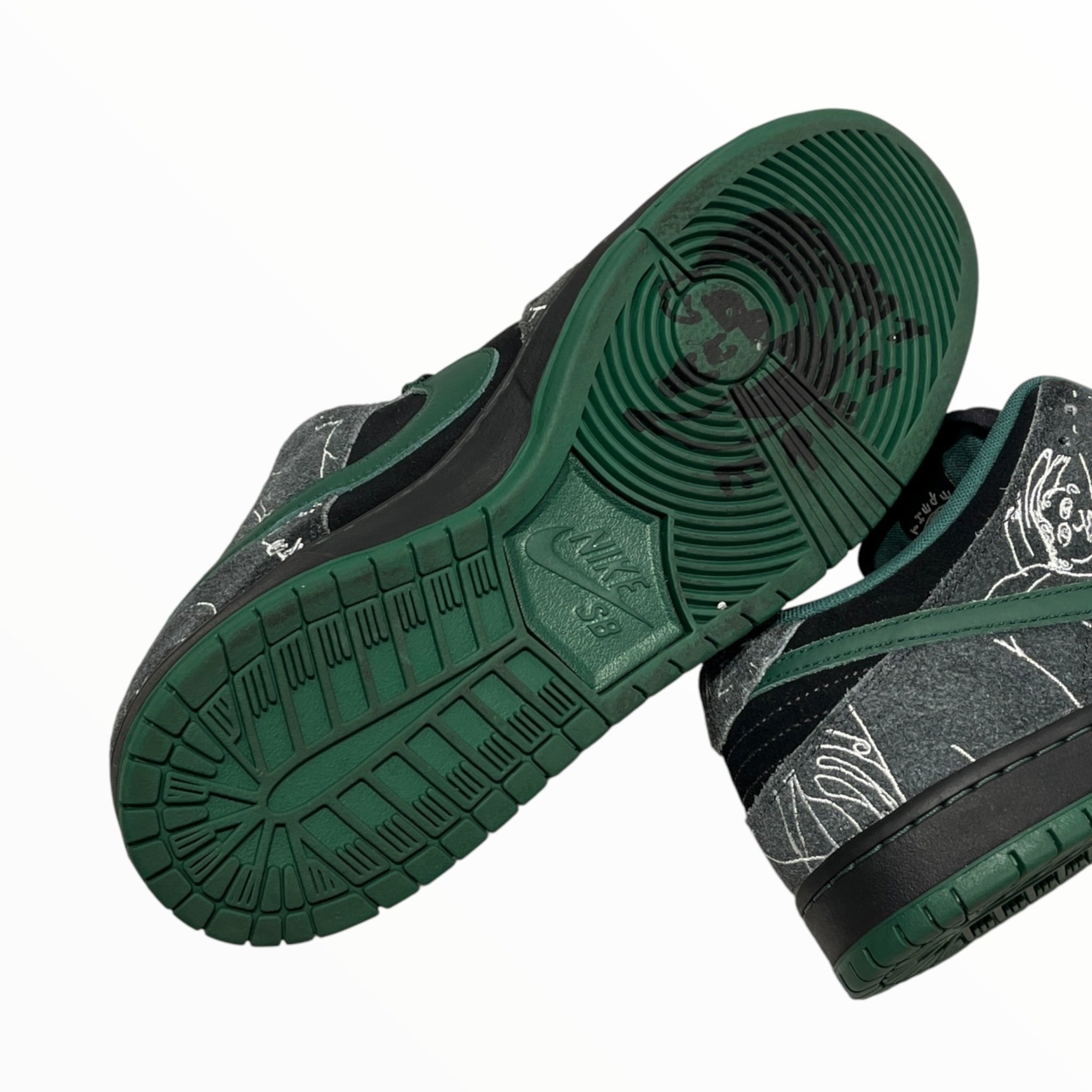 NIKE/Low-Sneakers/US 11/Graphic/Suede/NVY/Three Skateboards Sneakers view 7