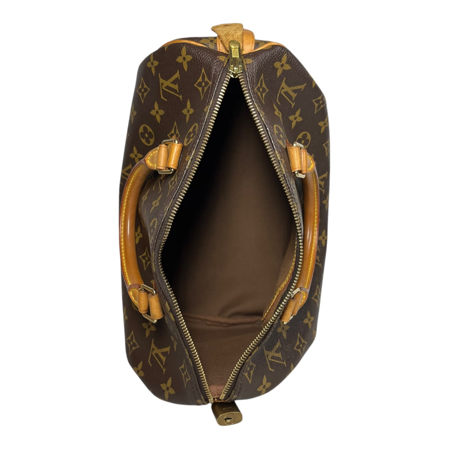 LOUIS VUITTON/Hand Bag/Monogram/Leather/BRW/SPEEDY 30 view 3