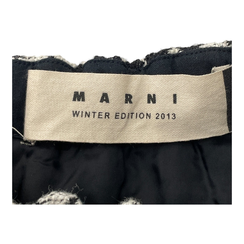 MARNI///Skirt/40/Plain/Nylon/WHT//W [Designers] Essentials/white/black spades