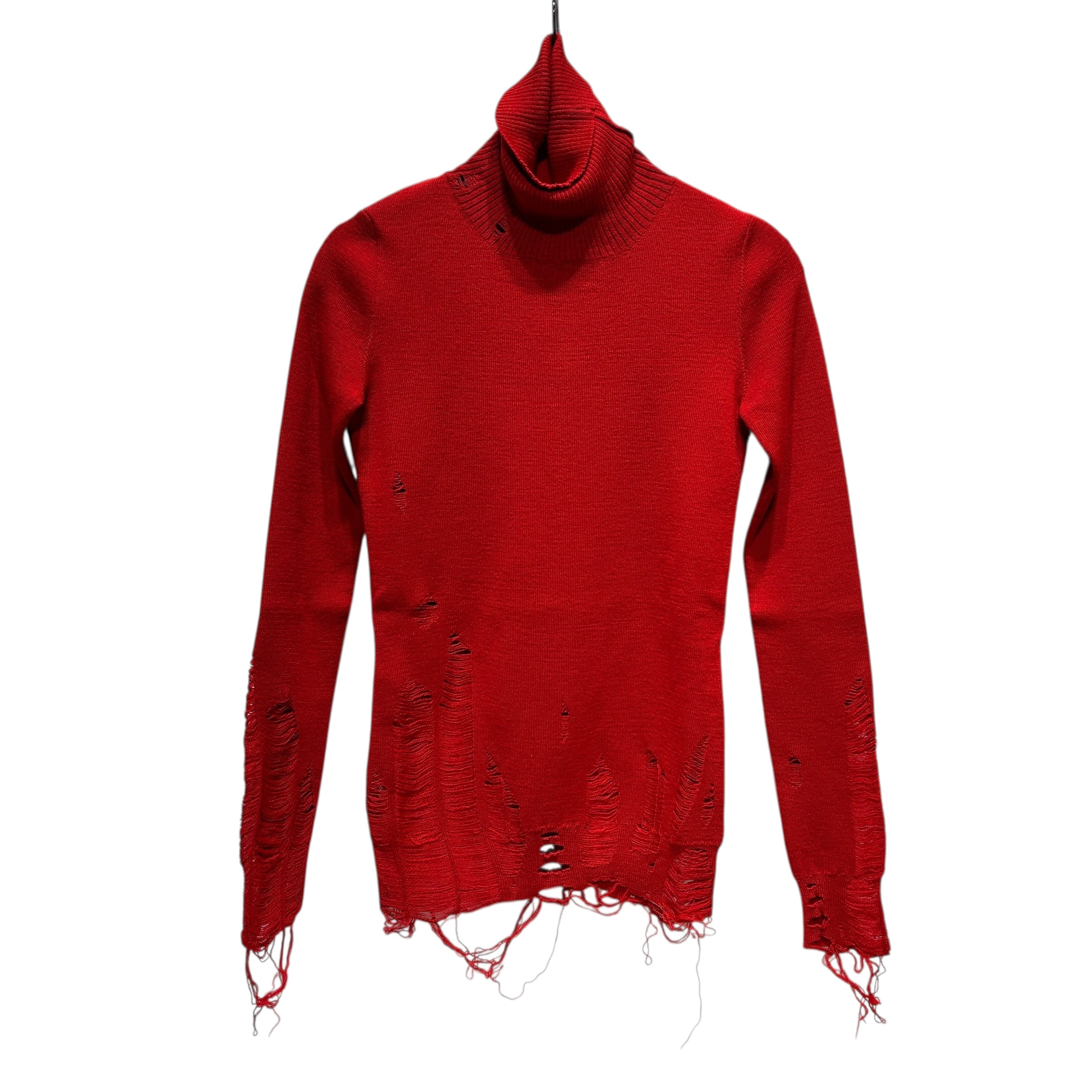 MM6/Sweater/S/Acrylic/RED/Turtle Neck/ view 1