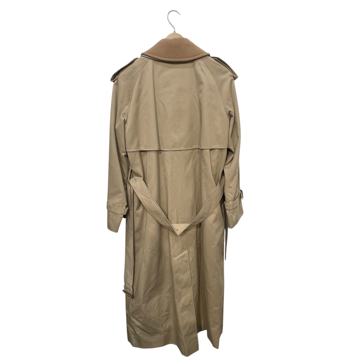 BURBERRY LONDON/Trench Coat/Wool/BEG/Double Check Layer view 2