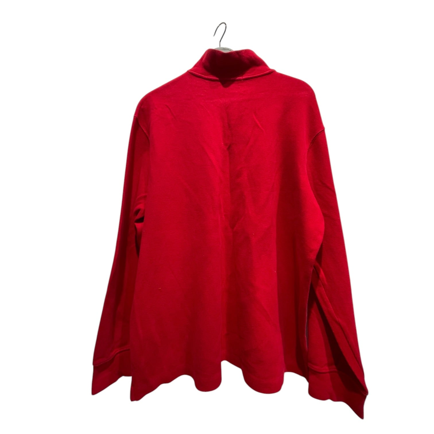 POLO RALPH LAUREN/Heavy Cardigan/XL/Cotton/RED/High Neck/ view 2