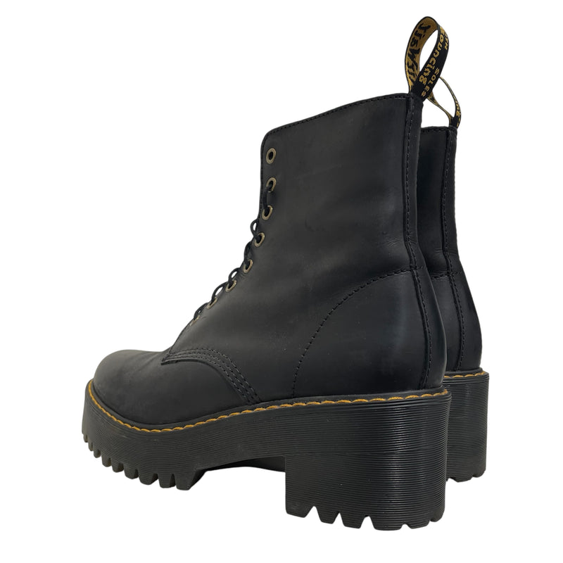 Dr.Martens/Lace Up Boots/US 9/Leather/BLK/Shriver Hi