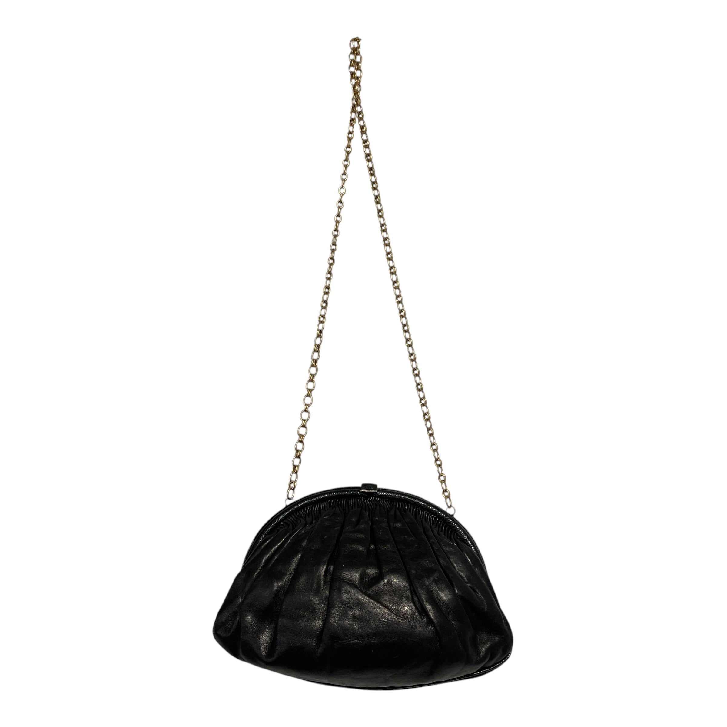 CHANEL/Cross Body Bag/Leather/BLK/JK6C8MV view 4