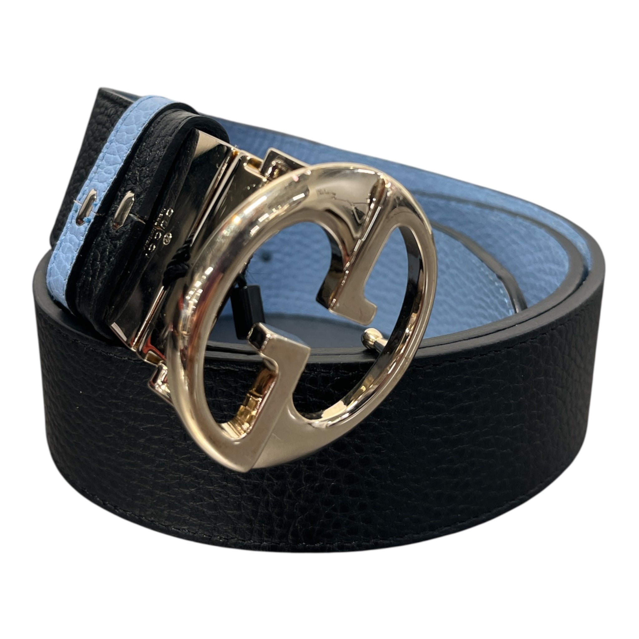 GUCCI/Belt/Leather/BLU/ view 2