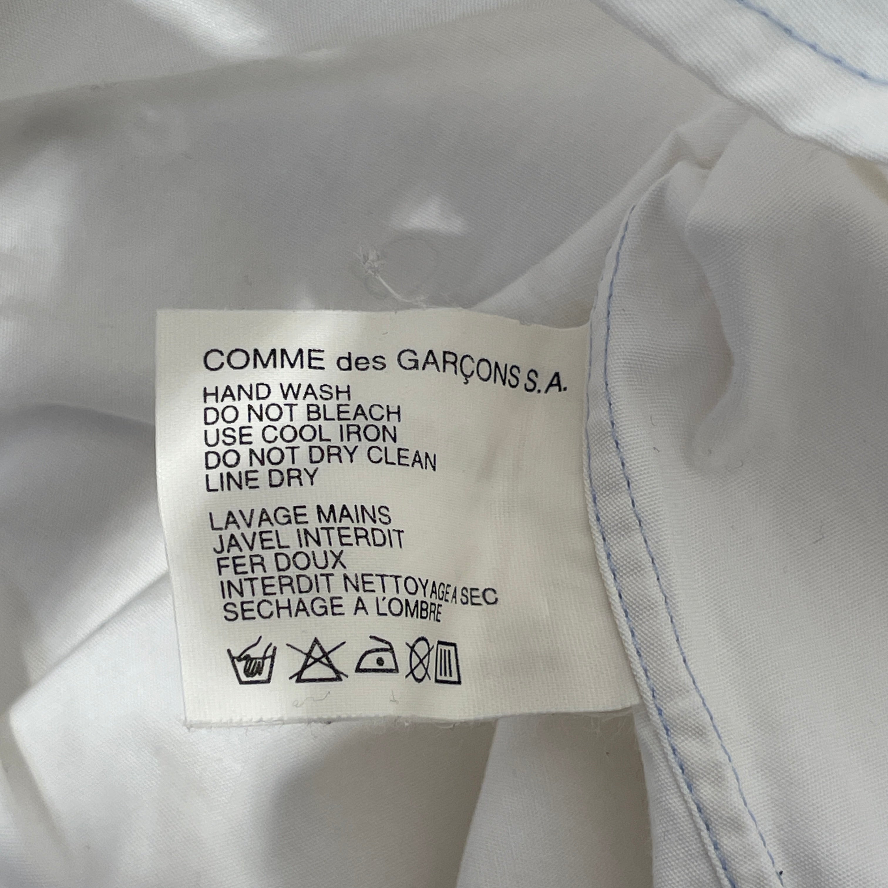 COMME des GARCONS/LS Blouse/M/Cotton/WHT/ view 4