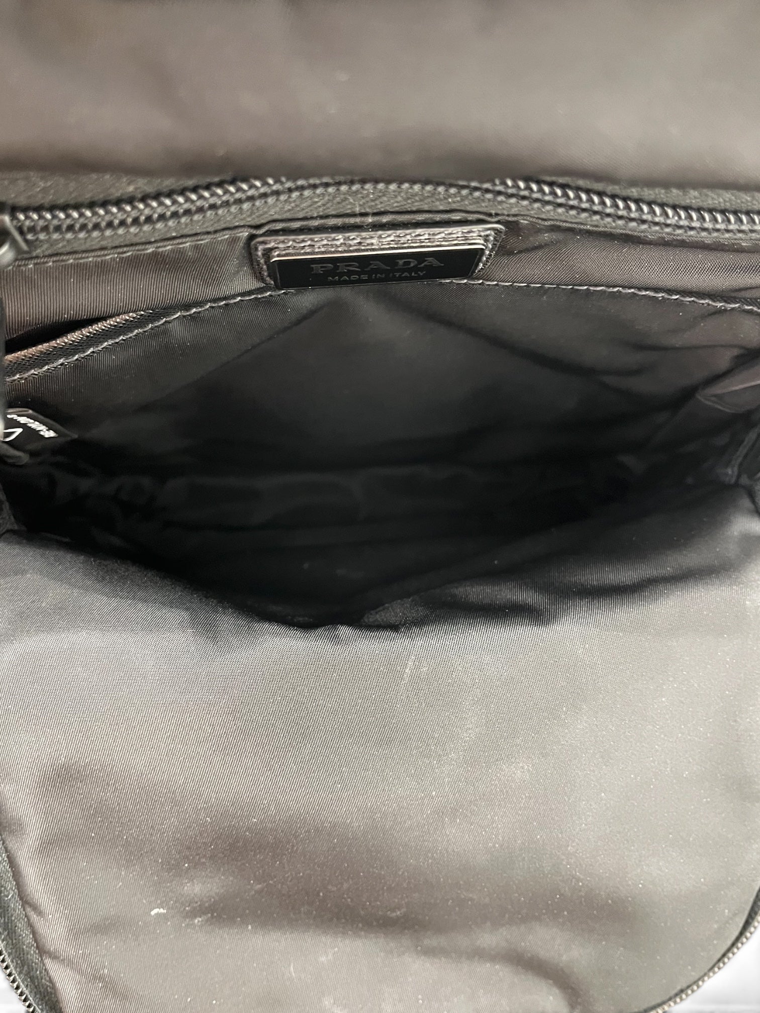 PRADA/Cross Body Bag/Nylon/BLK/SLING BAG view 6