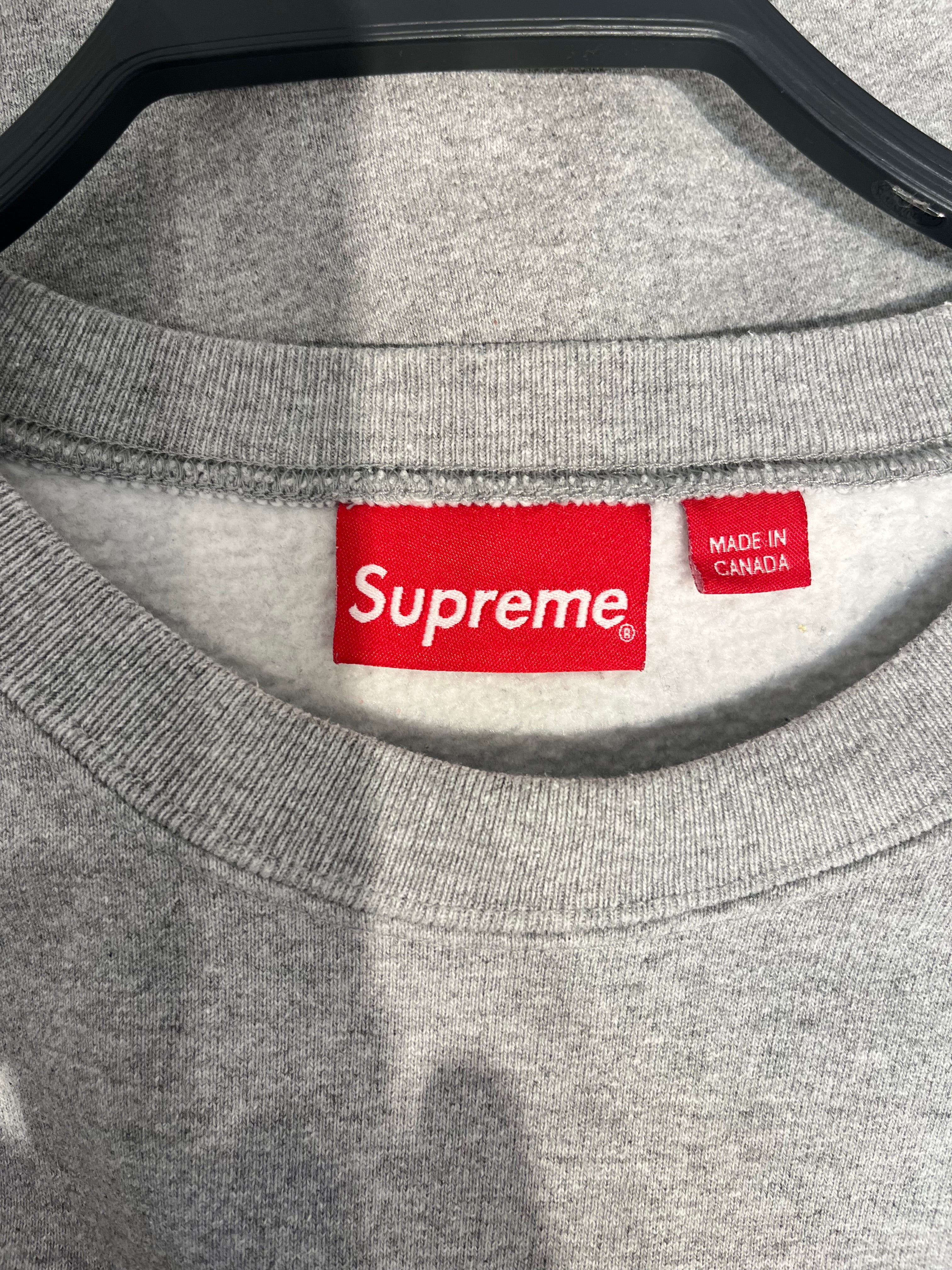 Supreme/Sweatshirt/M/Cotton/GRY/BOX LOGO BLK FW2022 view 3
