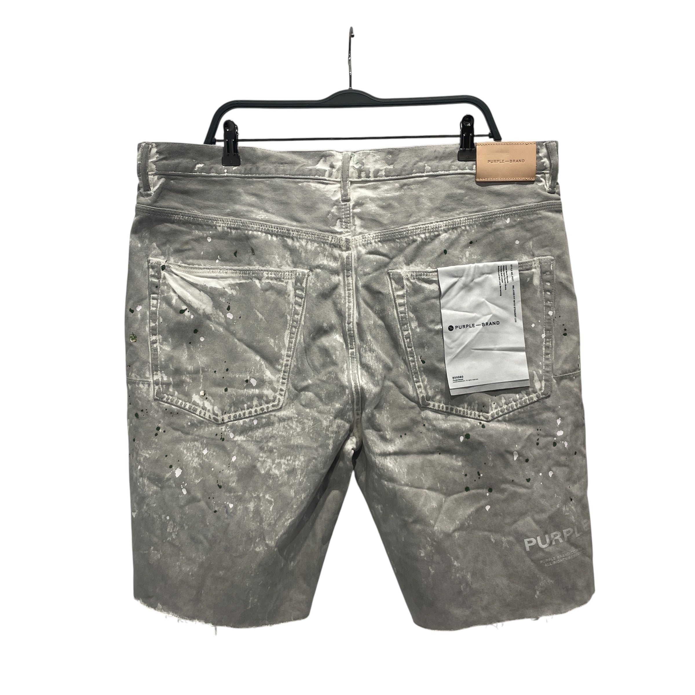 PURPLE BRAND/Shorts/GRY/All Over Print/ view 2