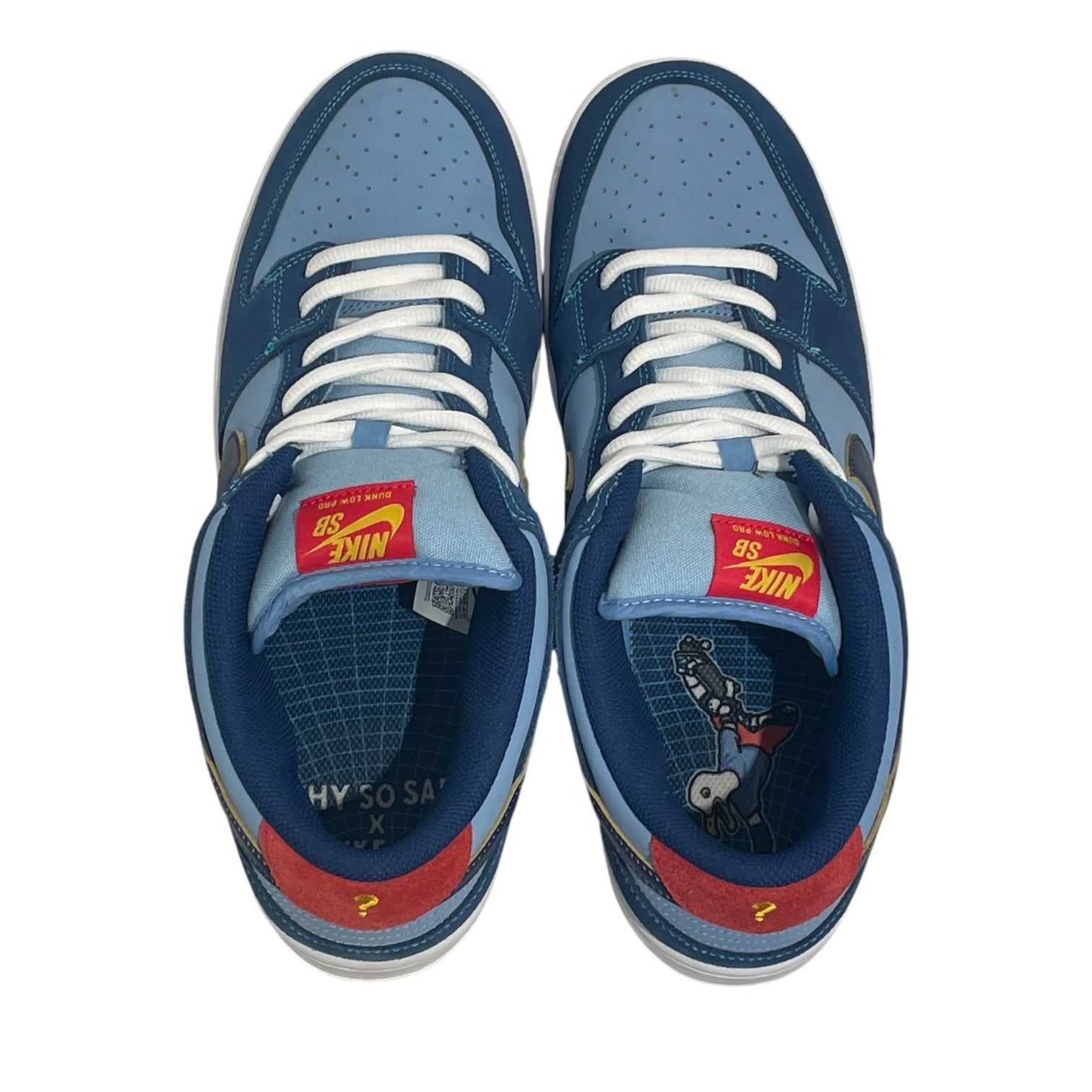 NIKE/Low-Sneakers/US 11/Leather/BLU/DX5549-400 view 3