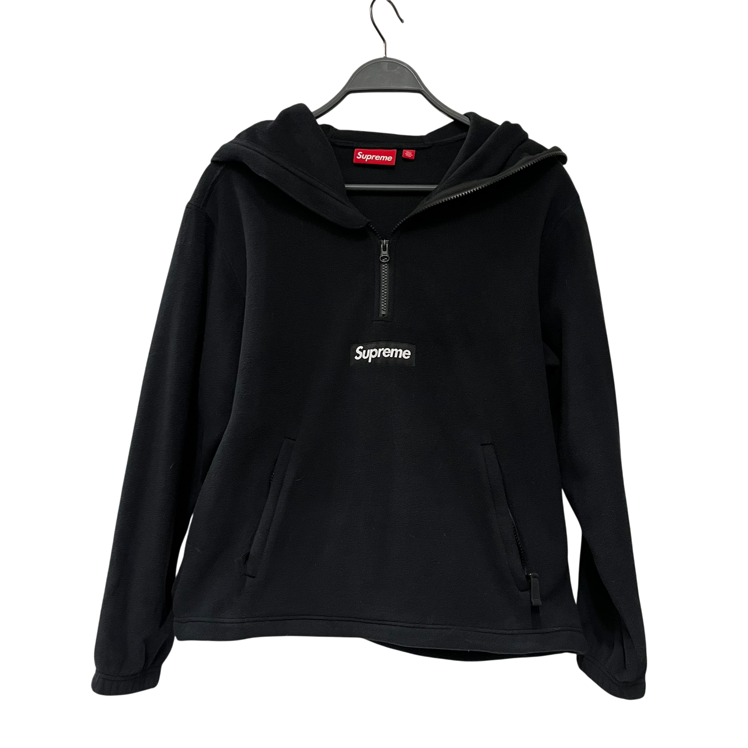 Supreme/Hoodie/S/Cotton/BLK/polartec view 2