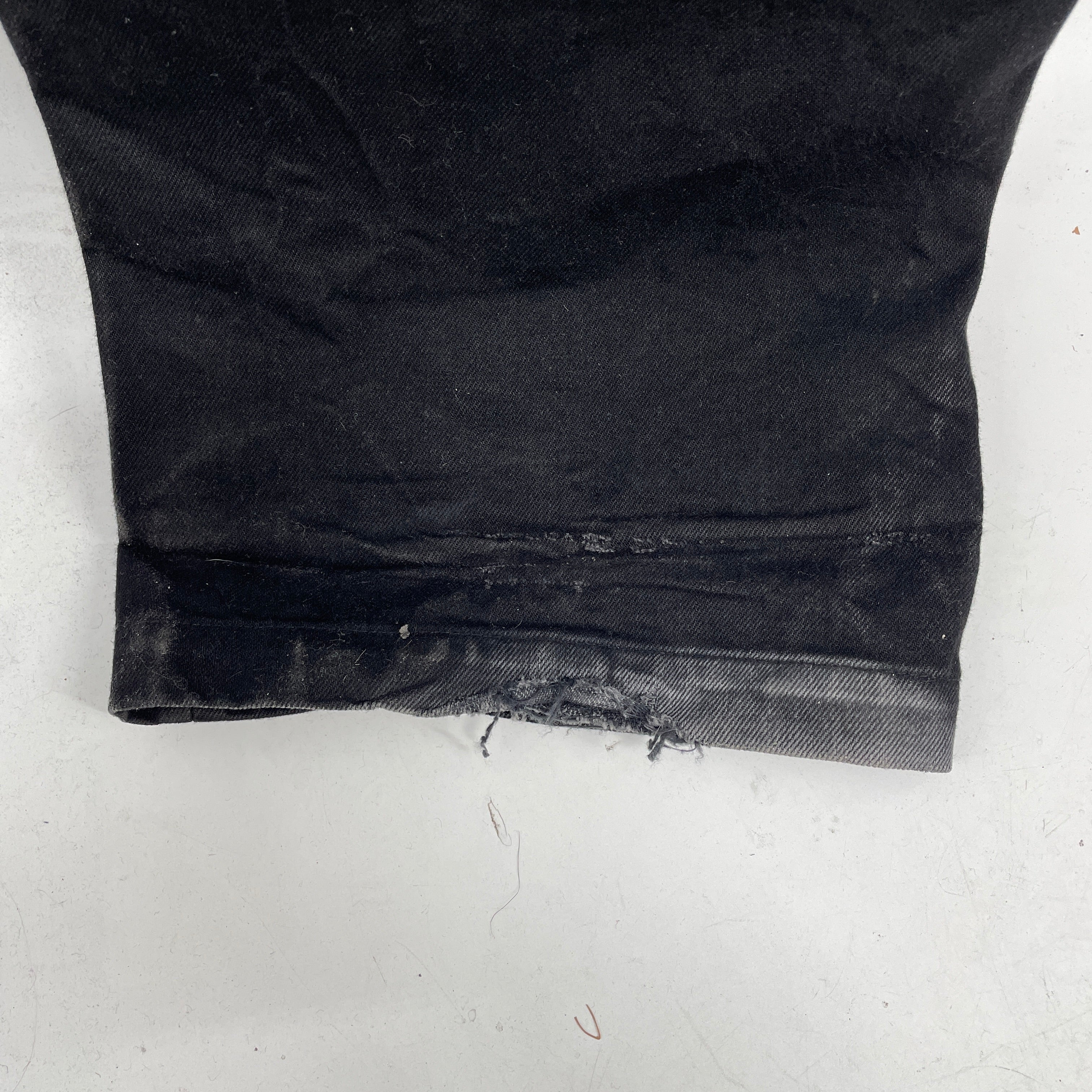 Rick Owens/Pants/30/Denim/BLK/Button Fly/GETH CUT JAPANESE DENIM PANTS view 7