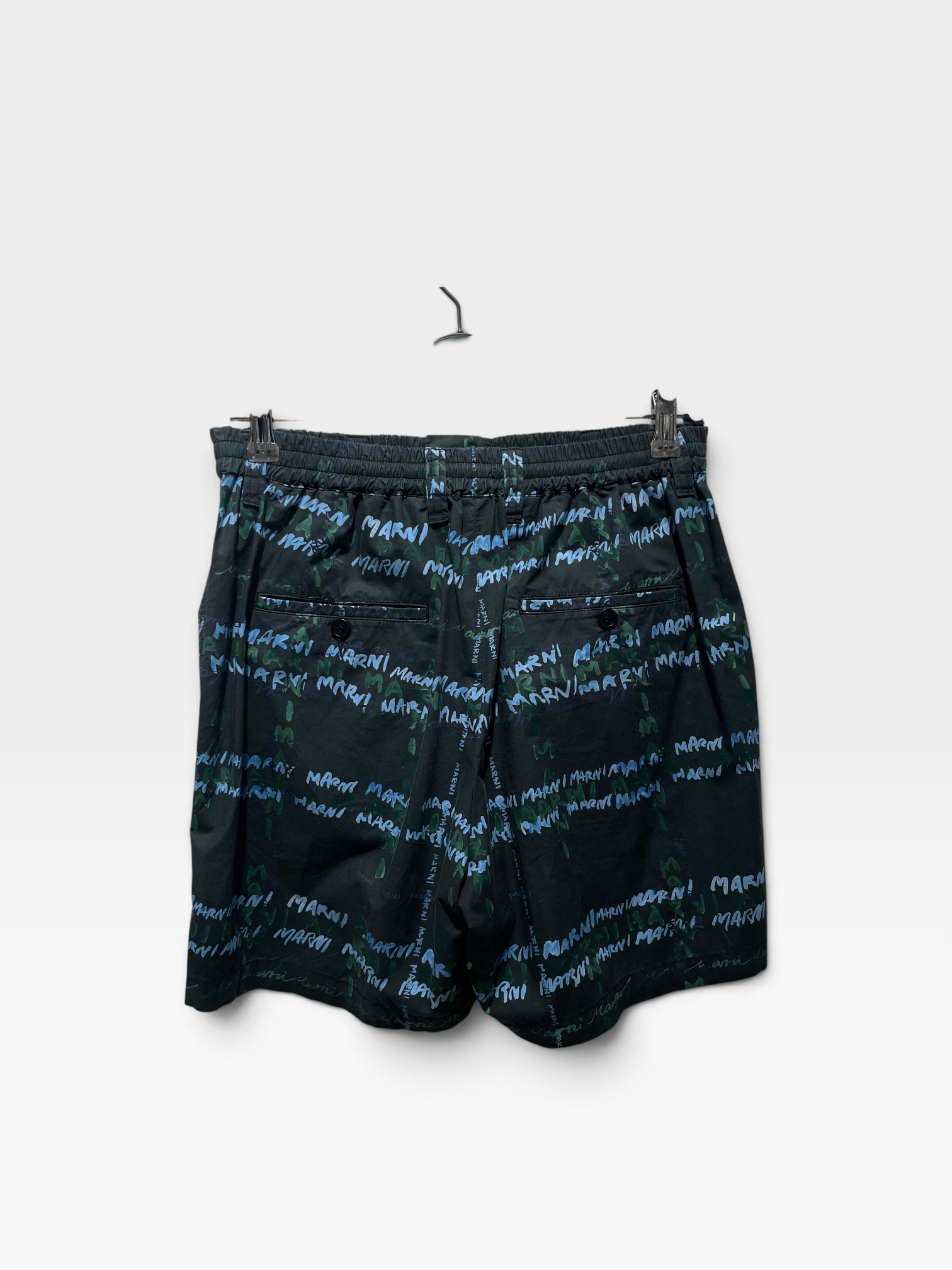 MARNI/Shorts/46/Cotton/NVY/All Over Print/ view 1