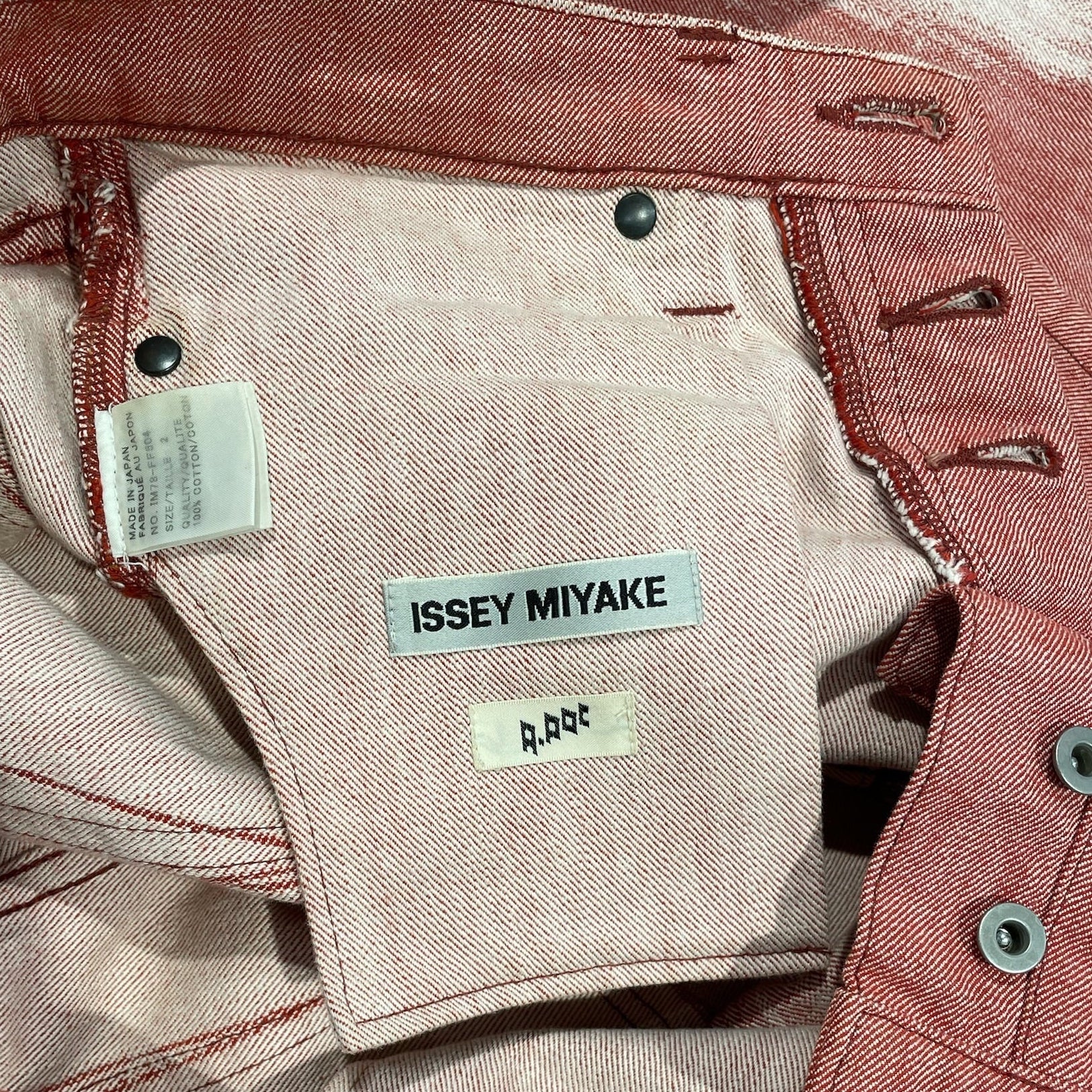 ISSEY MIYAKE/Pants/2/Denim/RED/APOC GALAXY DENIM view 4