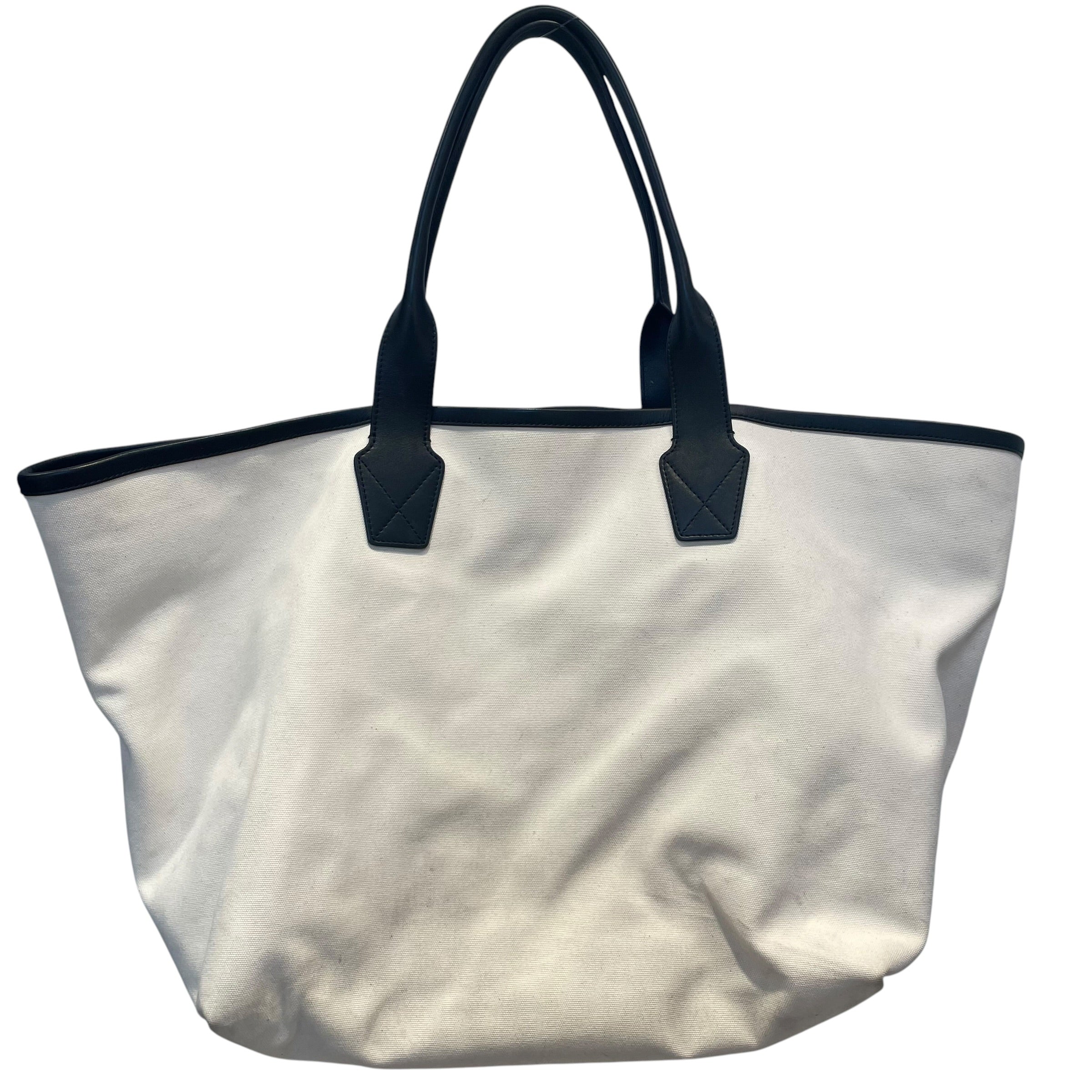 BALENCIAGA/Tote Bag/Cotton/CRM/new york jumbo tote bag view 2