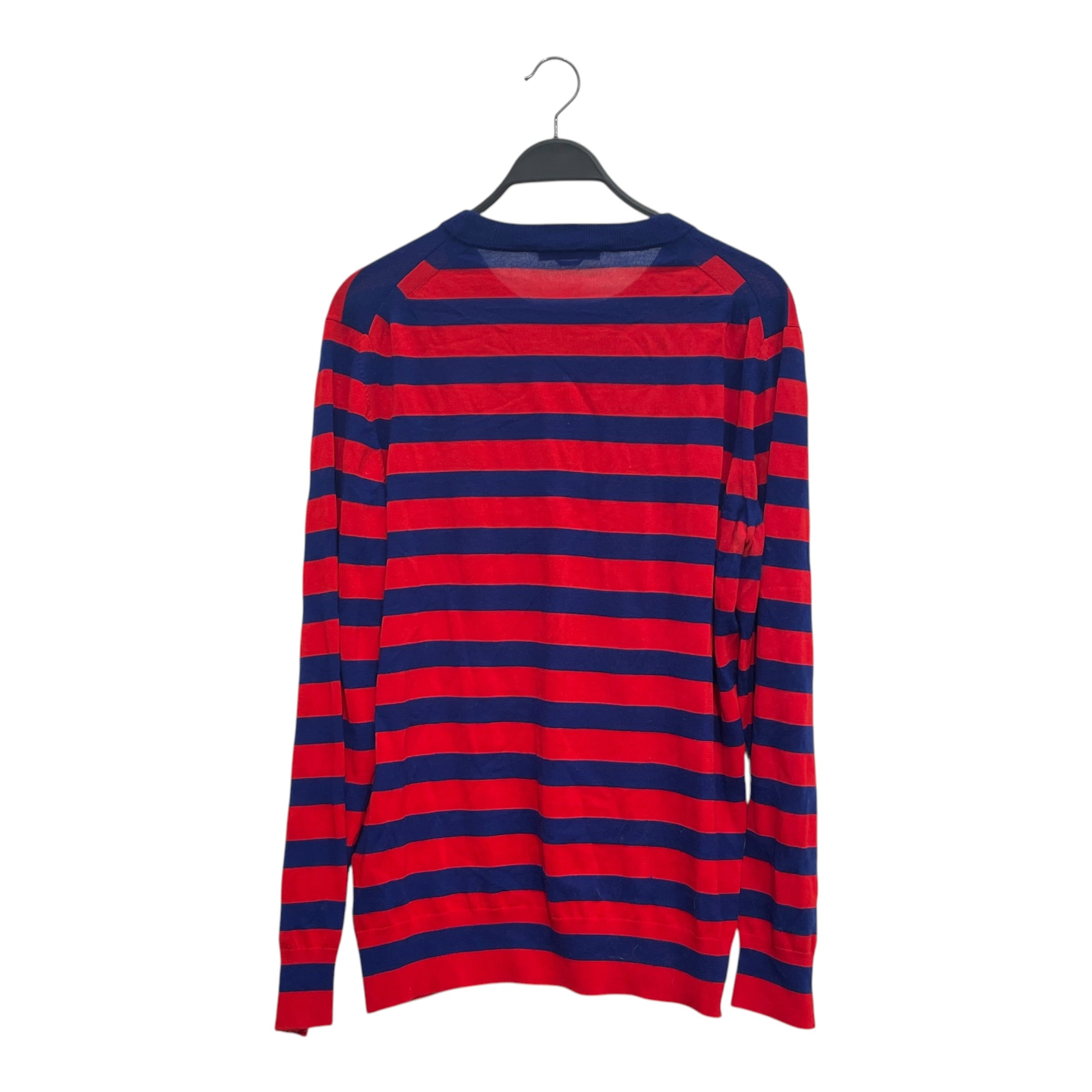 Acne Studios/Sweater/XL/Stripe/Cotton/MLT/RED/BLUE STRIPE view 2