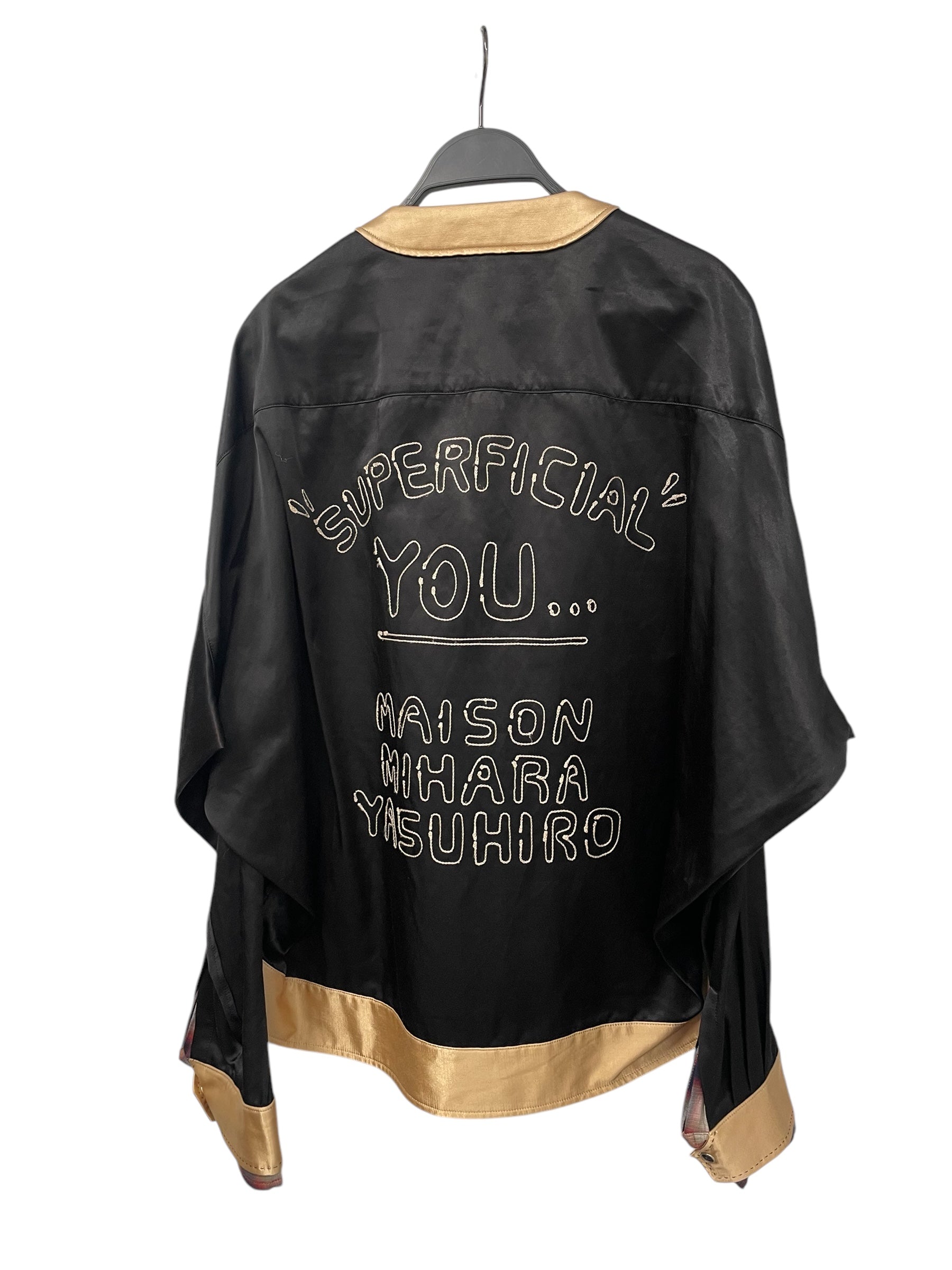 MIHARA YASUHIRO/JACKET/44/Polyester/BLACK/Plain/SUPERFICIAL YOU/ view 2
