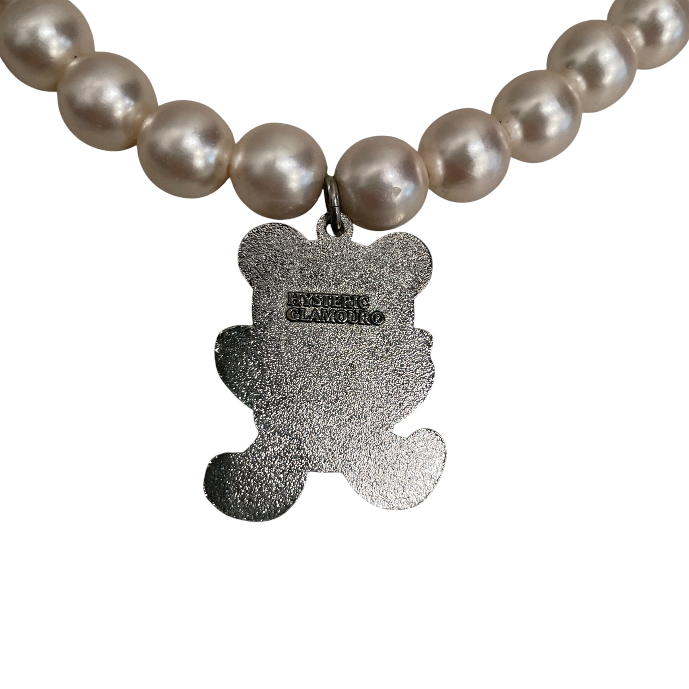 HYSTERIC GLAMOUR/Necklace/Pearl/BLU/BLIE BEAR W RED H view 3