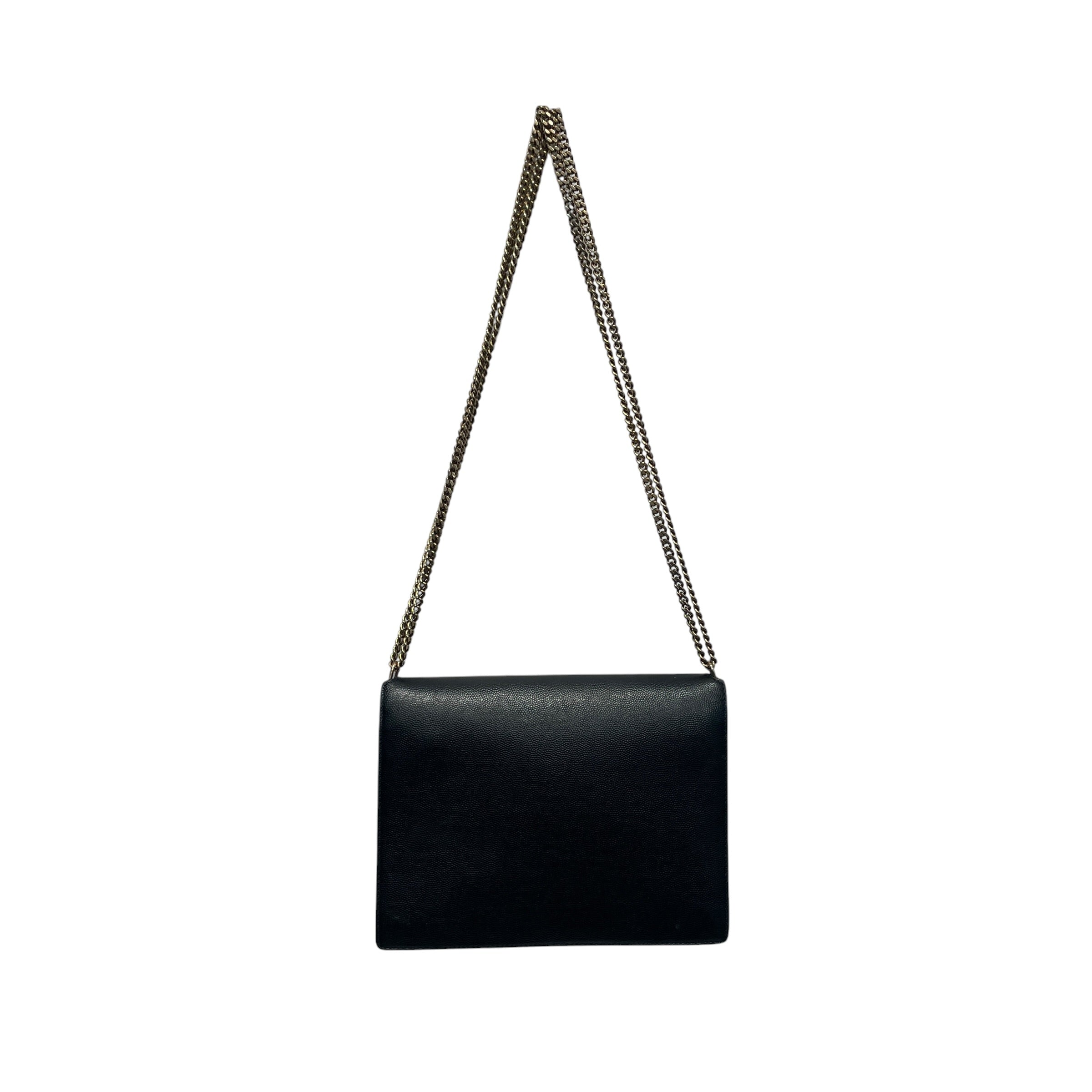 YVES SAINT LAURENT/Bag/Leather/BLK/ Signature Chainstrap view 4