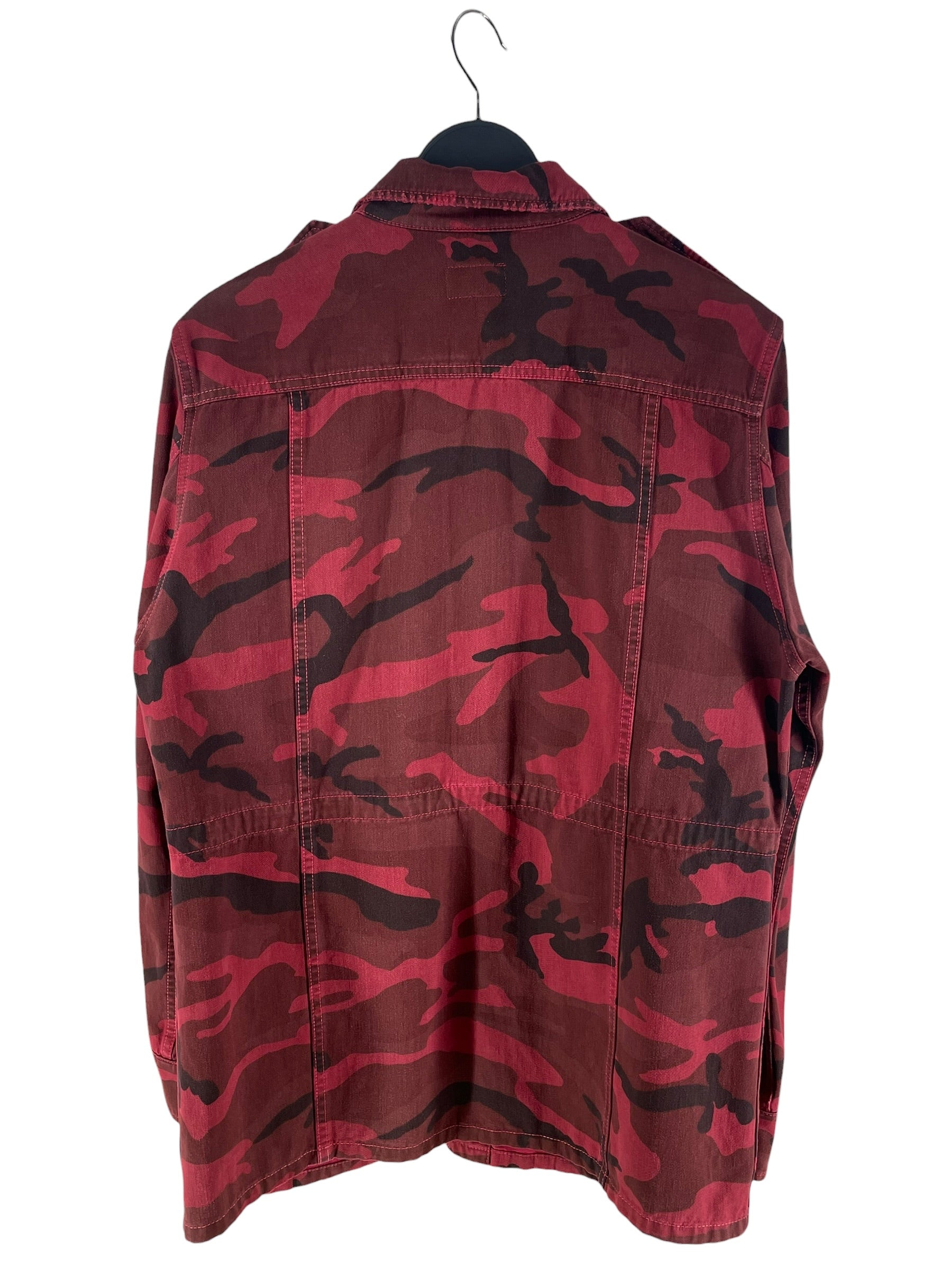 SAINT LAURENT/Jacket/L/Cotton/RED/Camouflage/JP53 2020 00329 CARGO JKT view 2