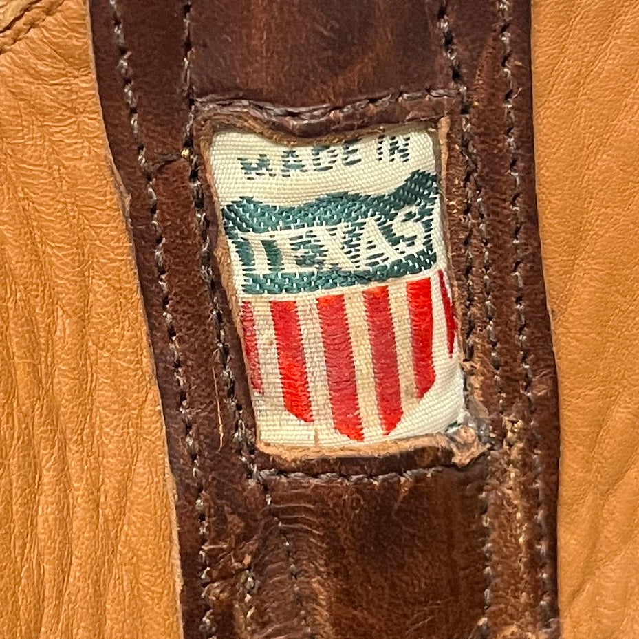 RRL/Cowboy Boots/US 9/Leather/BRW/HAND TOOLED WINGTIPS view 4