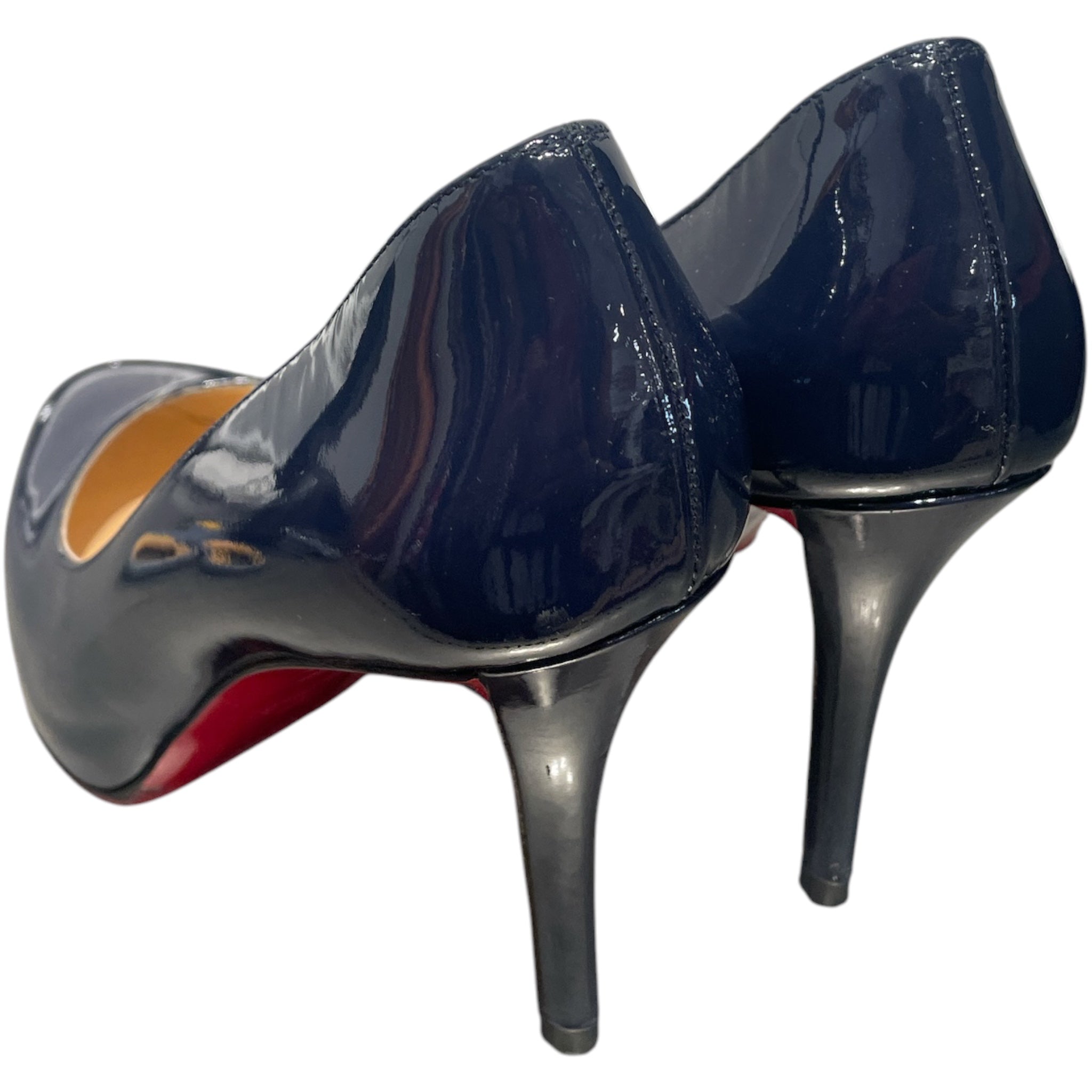 Christian Louboutin/Heels/EU 39/Leather/NVY/Patent Pumps view 2