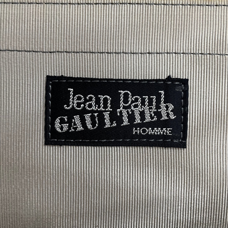 Jean Paul GAULTIER HOMME/Clutch Bag/Leather/BLK/