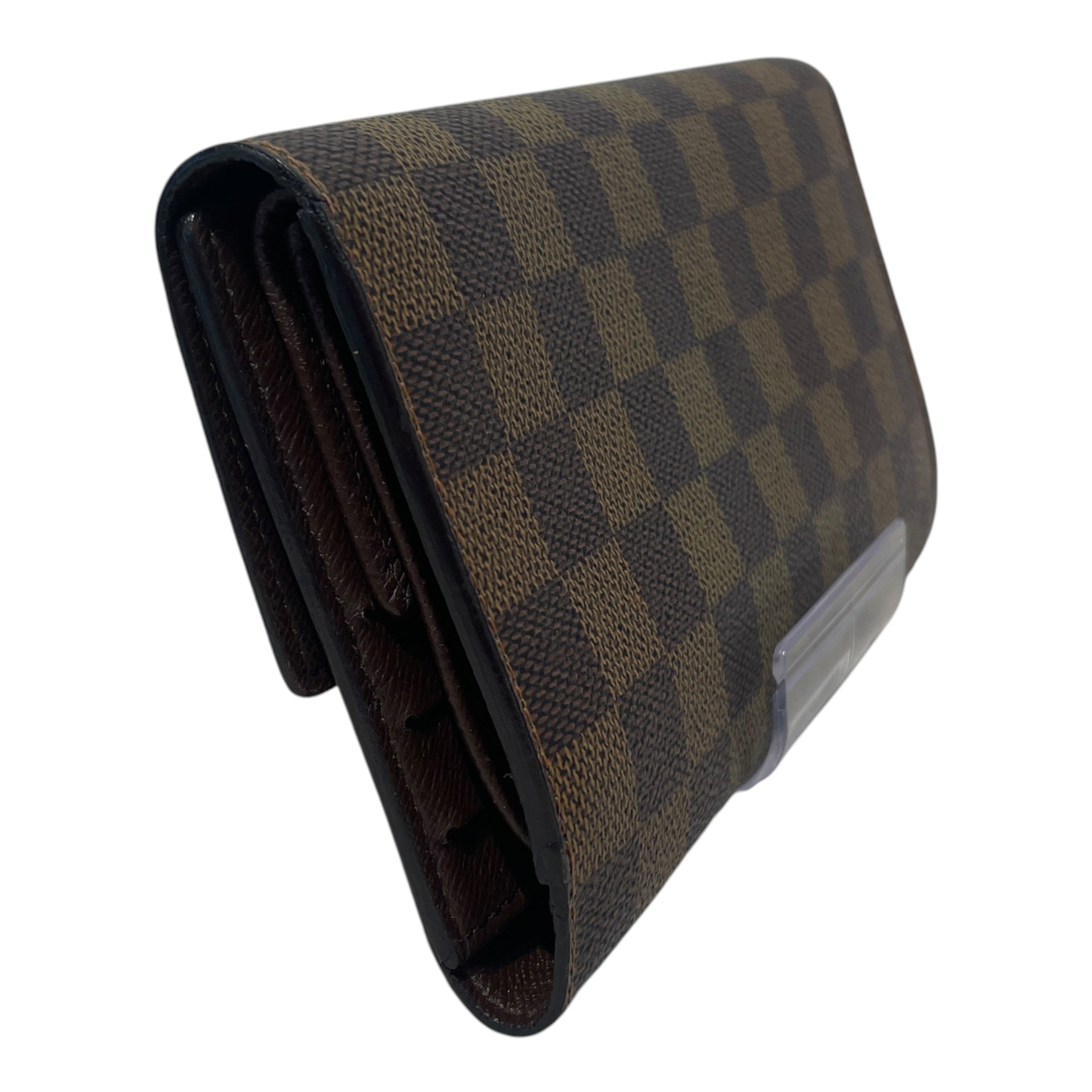 LOUIS VUITTON/Long Wallet/Monogram/Leather/BRW/L's/Damier Ebene Sarah Wallet view 2